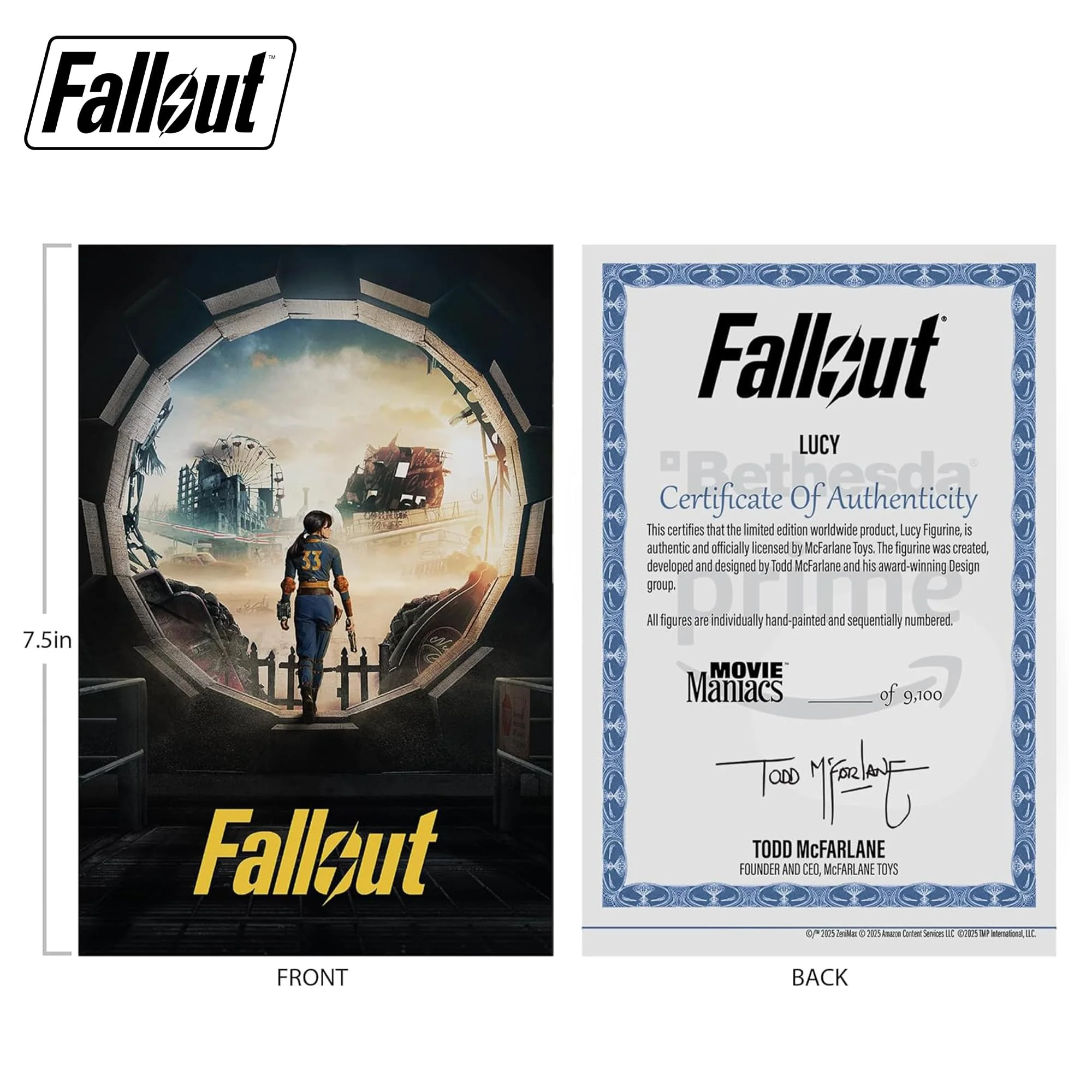 Fallout Movie Maniacs 6 Inch Posed Figure | Lucy - Image 4