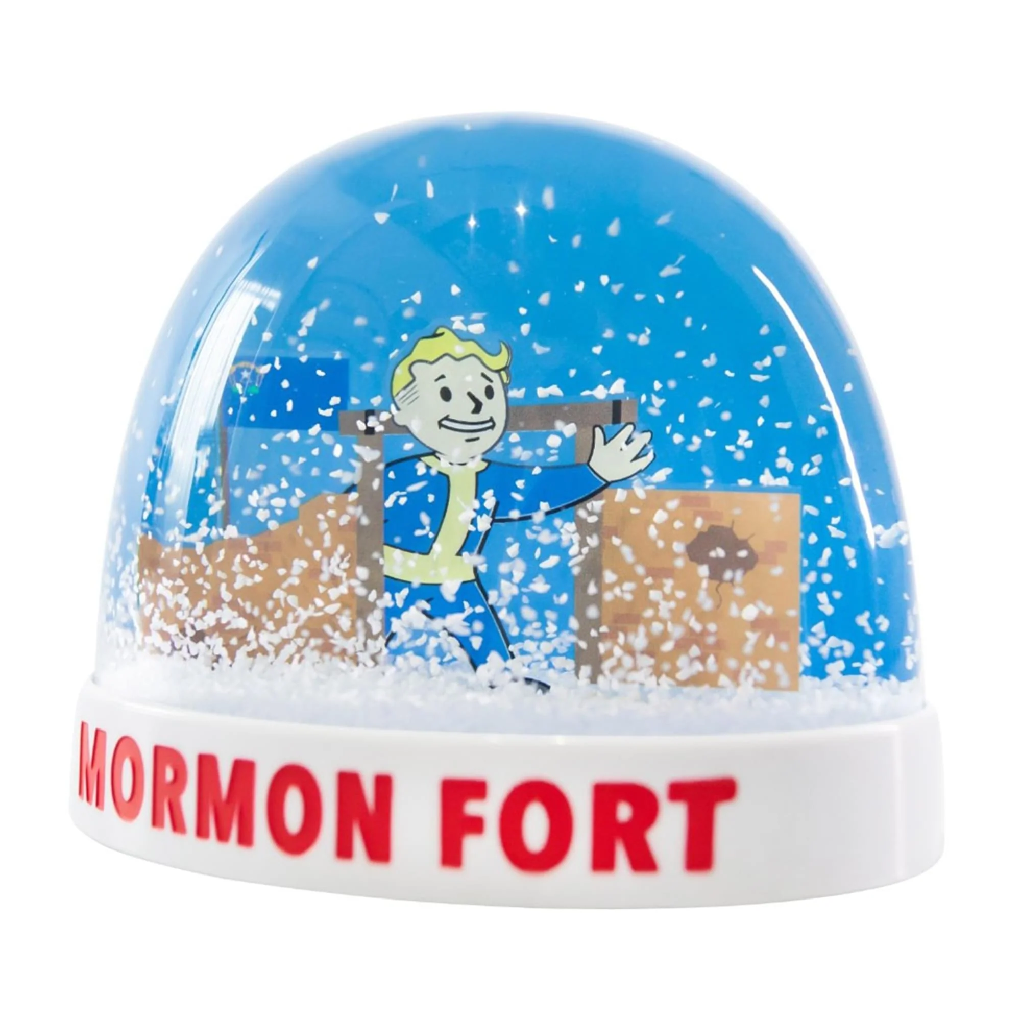 Fallout New Vegas Mormon Fort 2.87 Inch Snow Globe - Image 2