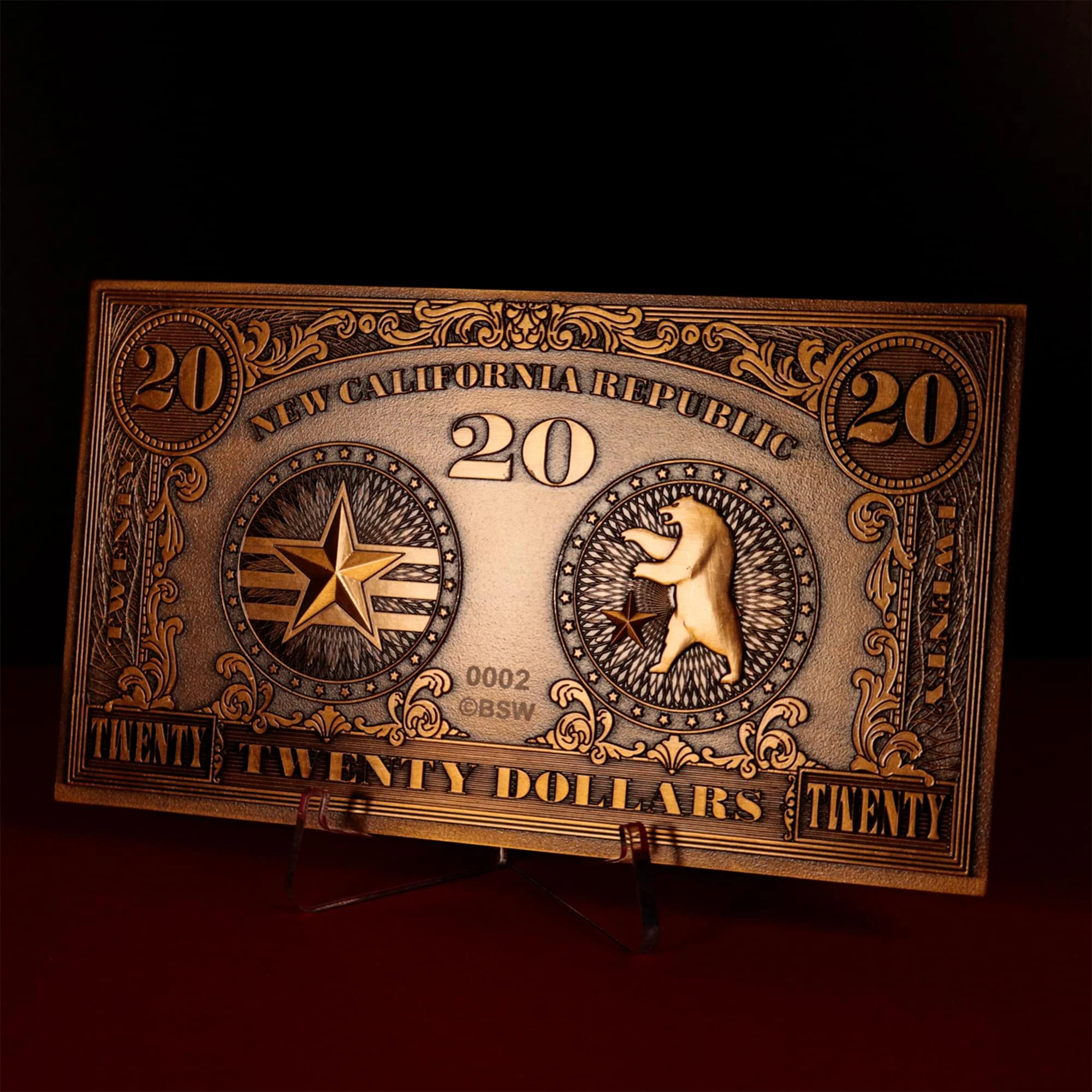 Fallout New Vegas Replica NCR $20 Bill - Image 6