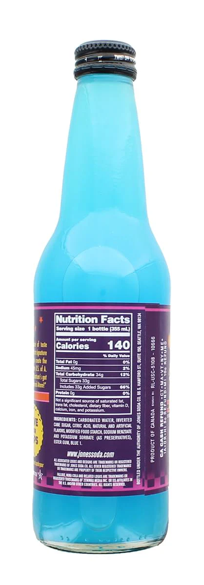 Fallout Nuka-Cola Quantum Jones Soda | Official Berry Flavored Drink | 6PK Count - Image 3
