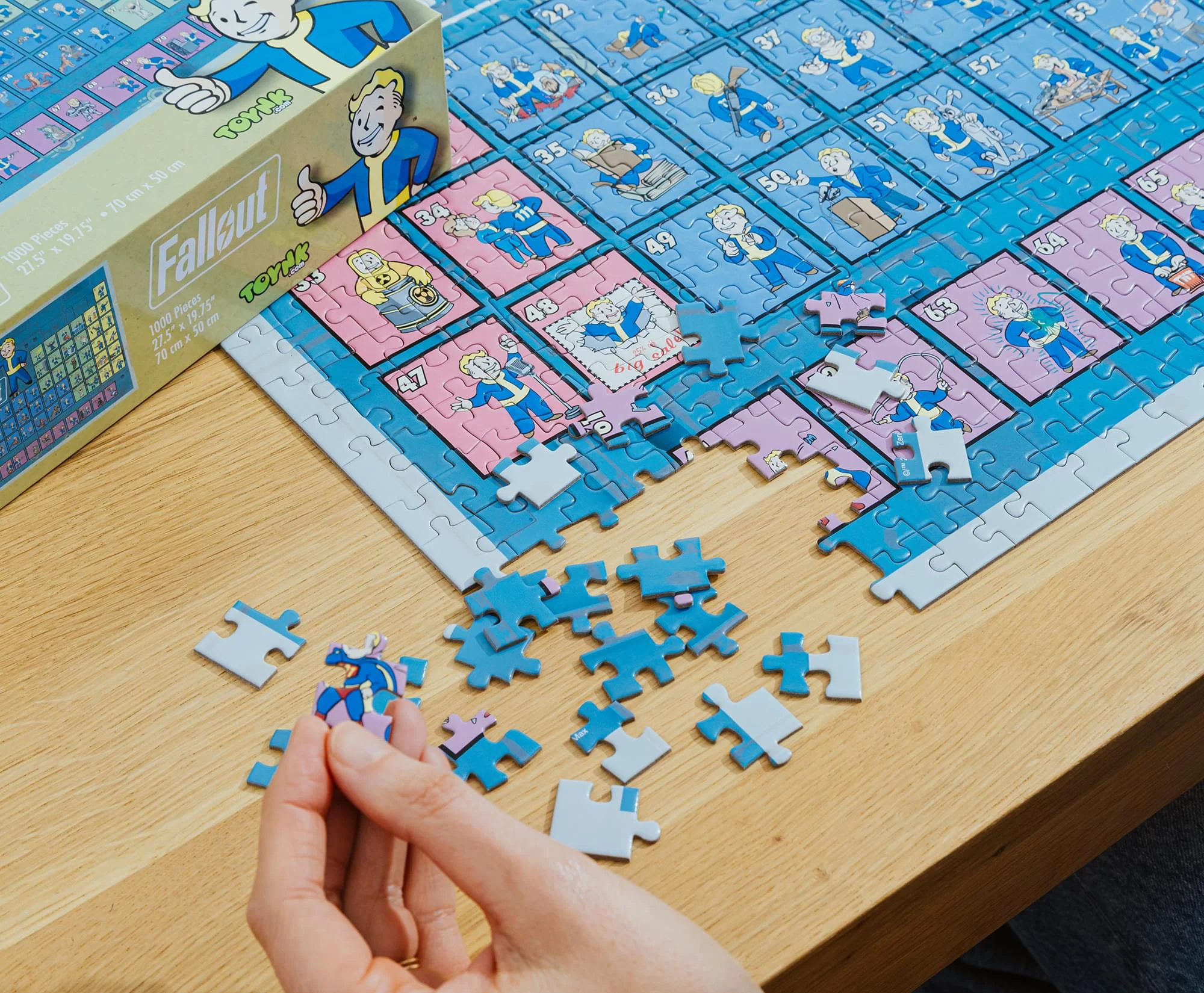 Fallout Periodic Table Of Vault Boy 1000-Piece Jigsaw Puzzle | Toynk Exclusive - Image 6