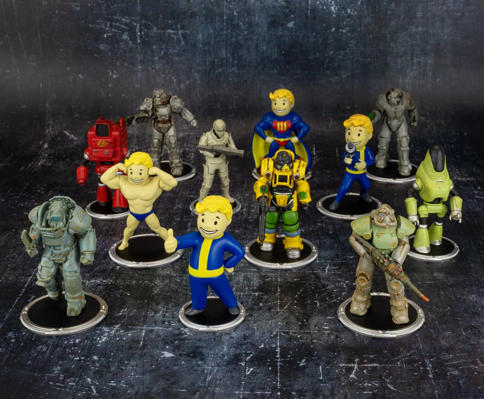 Fallout Raider and Vault Boy (Strong) Mini Figure Set (Build-a-Figure Deathclaw) - Image 10