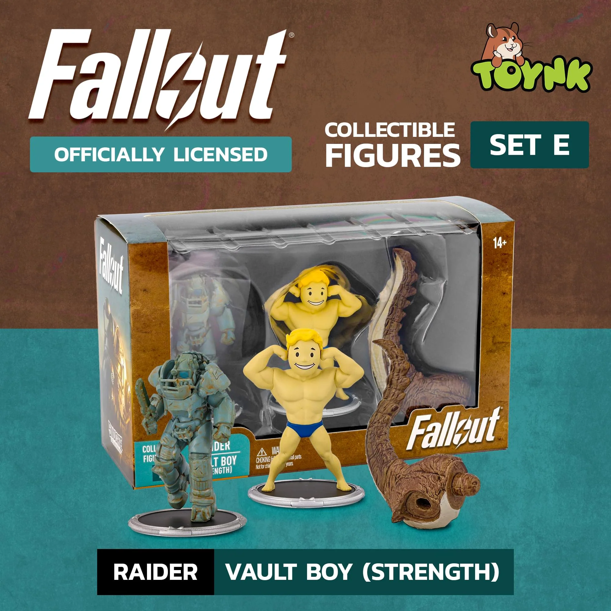 Fallout Raider and Vault Boy (Strong) Mini Figure Set (Build-a-Figure Deathclaw) - Image 3