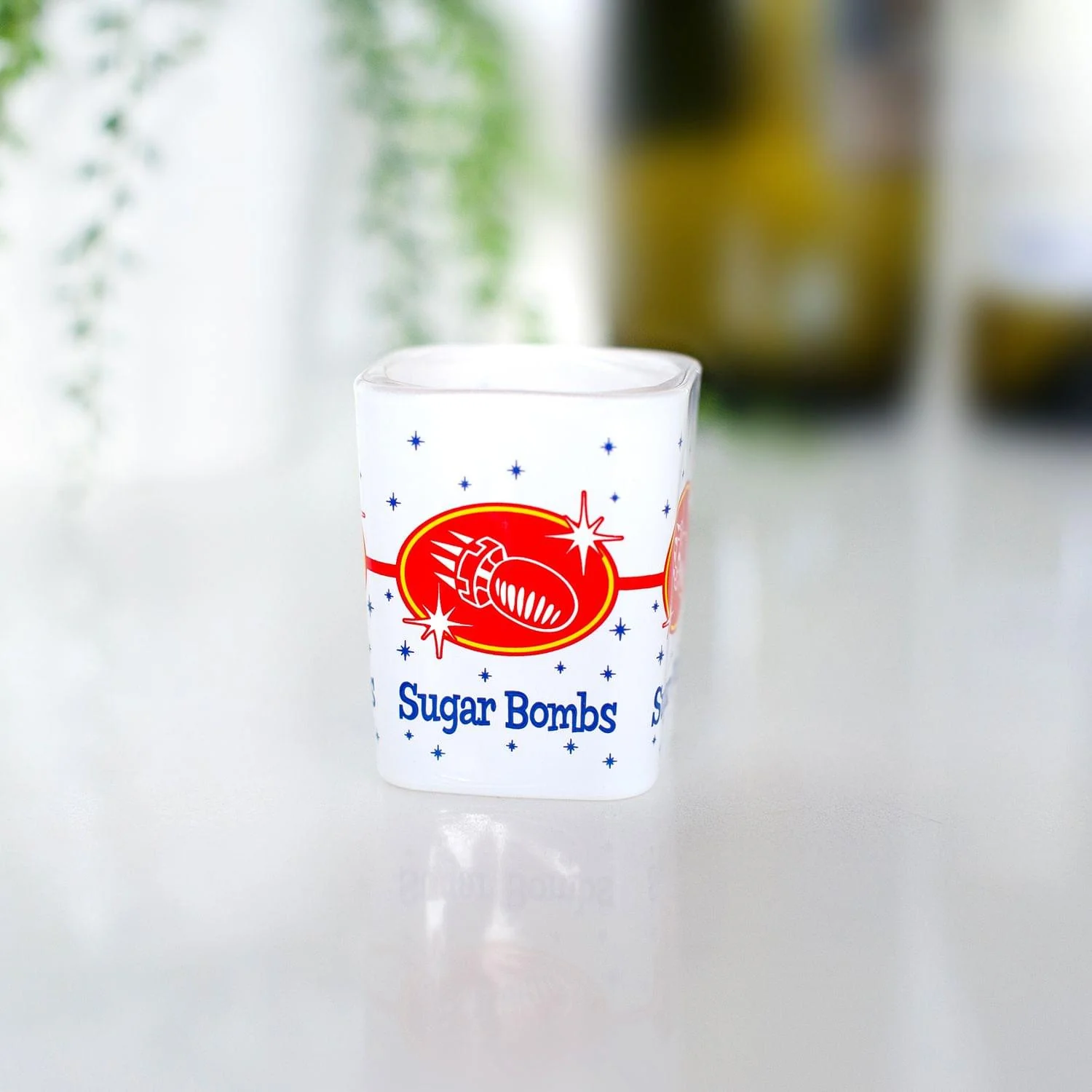 Fallout Sugar Bombs Breakfast Cereal Square Shot Glass | 2 Ounce Shot Glass - Image 6