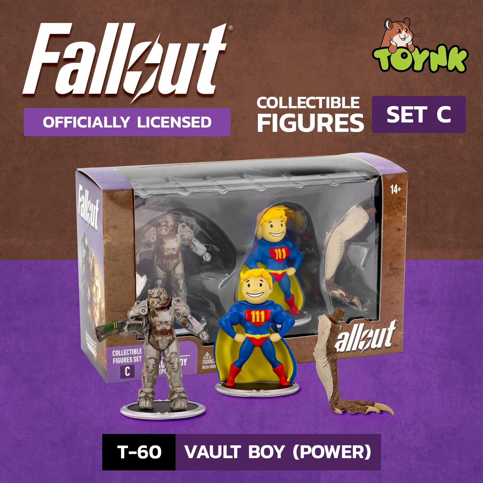 Fallout T-60 and Vault Boy (Power) Mini Figure Set (Build-a-Figure Deathclaw) - Image 3