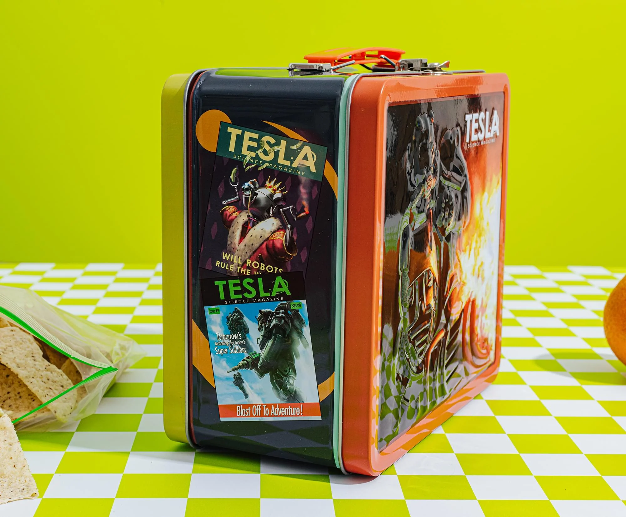 Fallout Tesla Science Magazine Metal Lunchbox - Image 6
