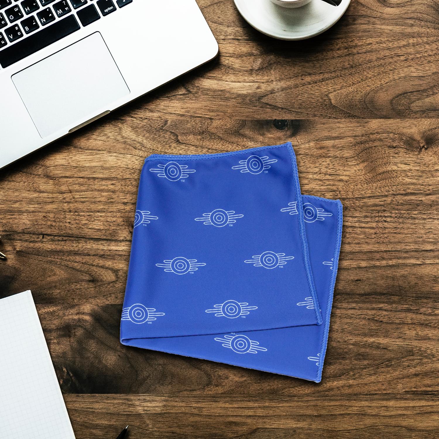 Fallout Vault-Tec Logo Microfiber Screen Cleaning Cloth - Image 3