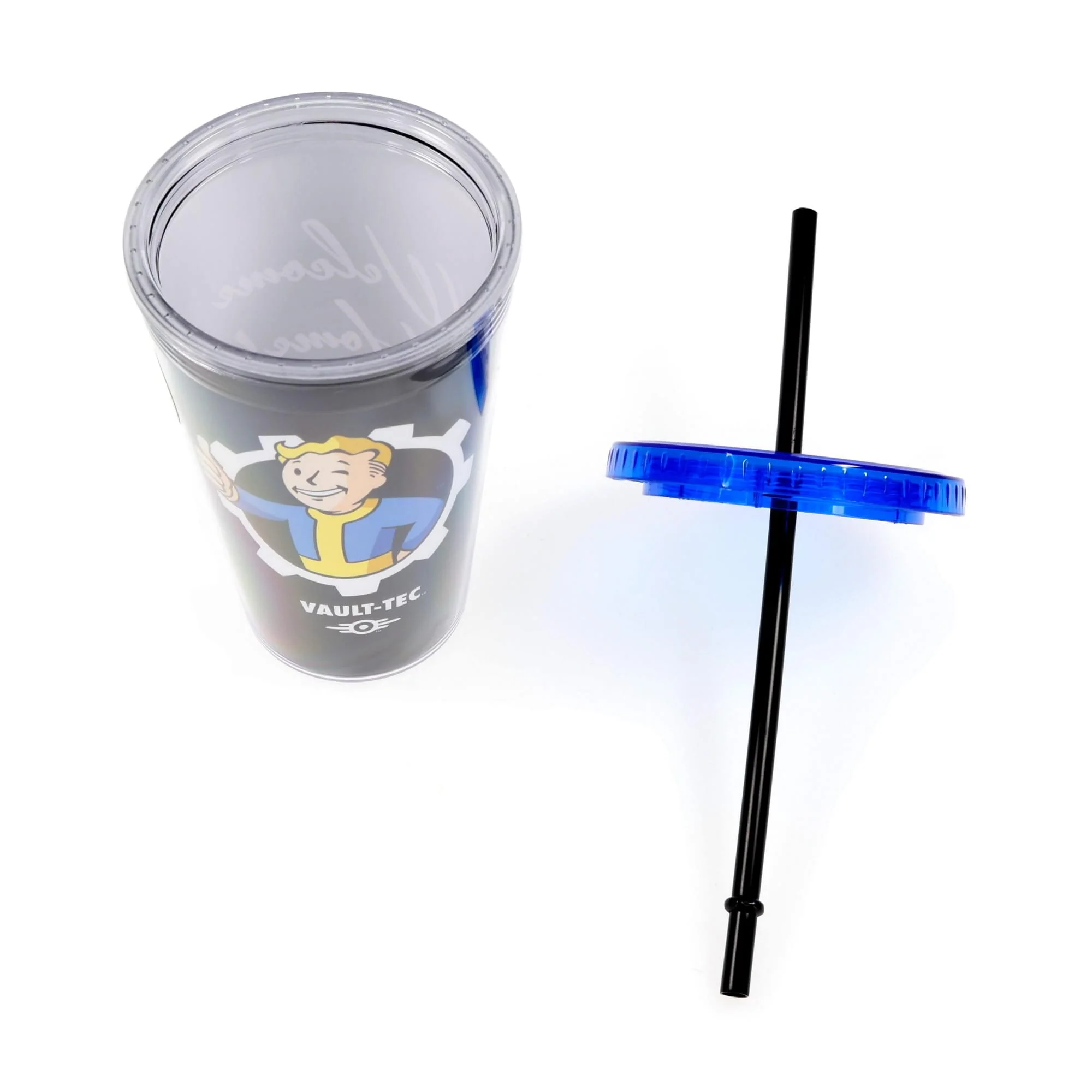 Fallout "Welcome Home" Vault-Tec Carnival Cup With Straw | Holds 18 Ounces - Image 3