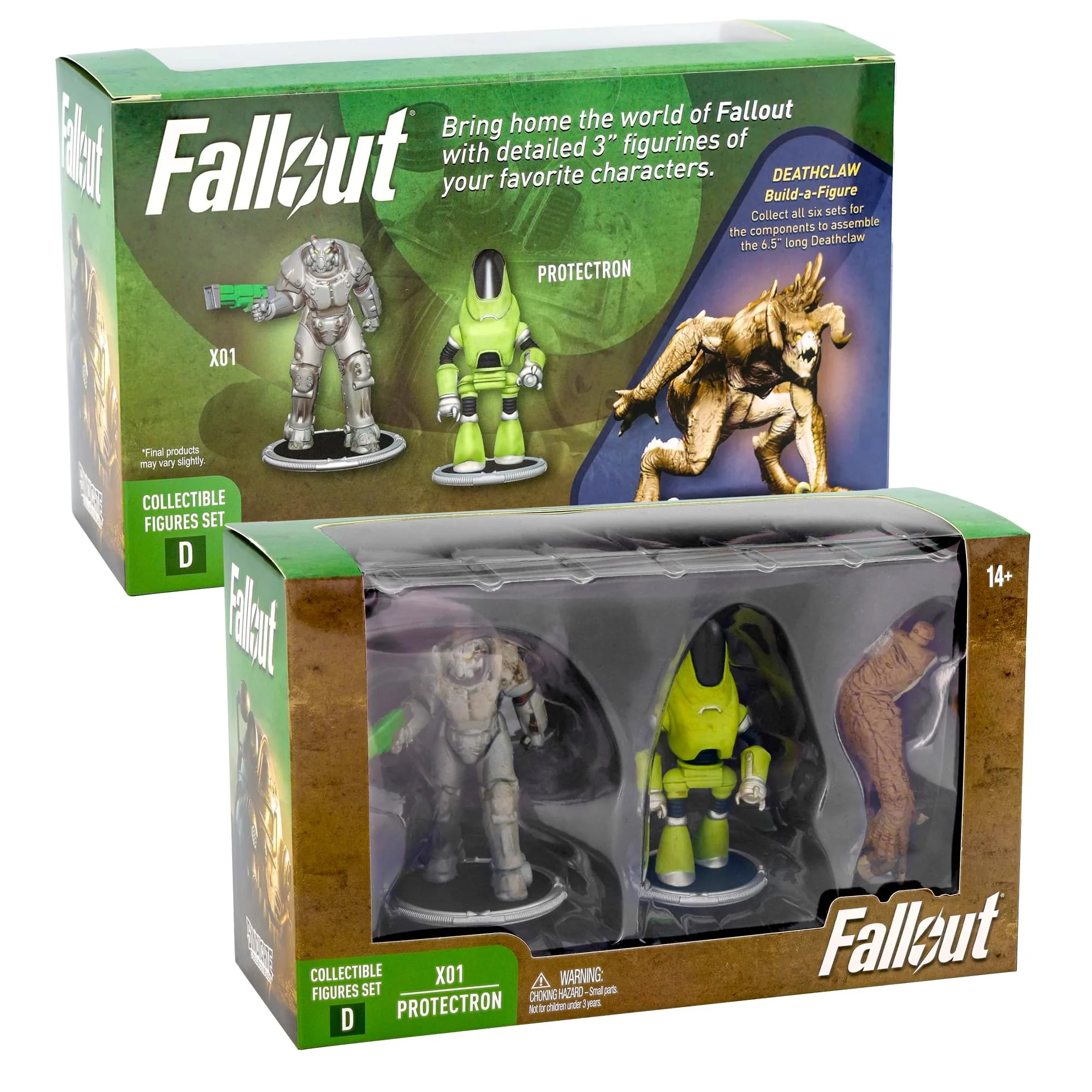 Fallout X01 and Protectron Mini Figure Set (Build-a-Figure Deathclaw) - Image 2