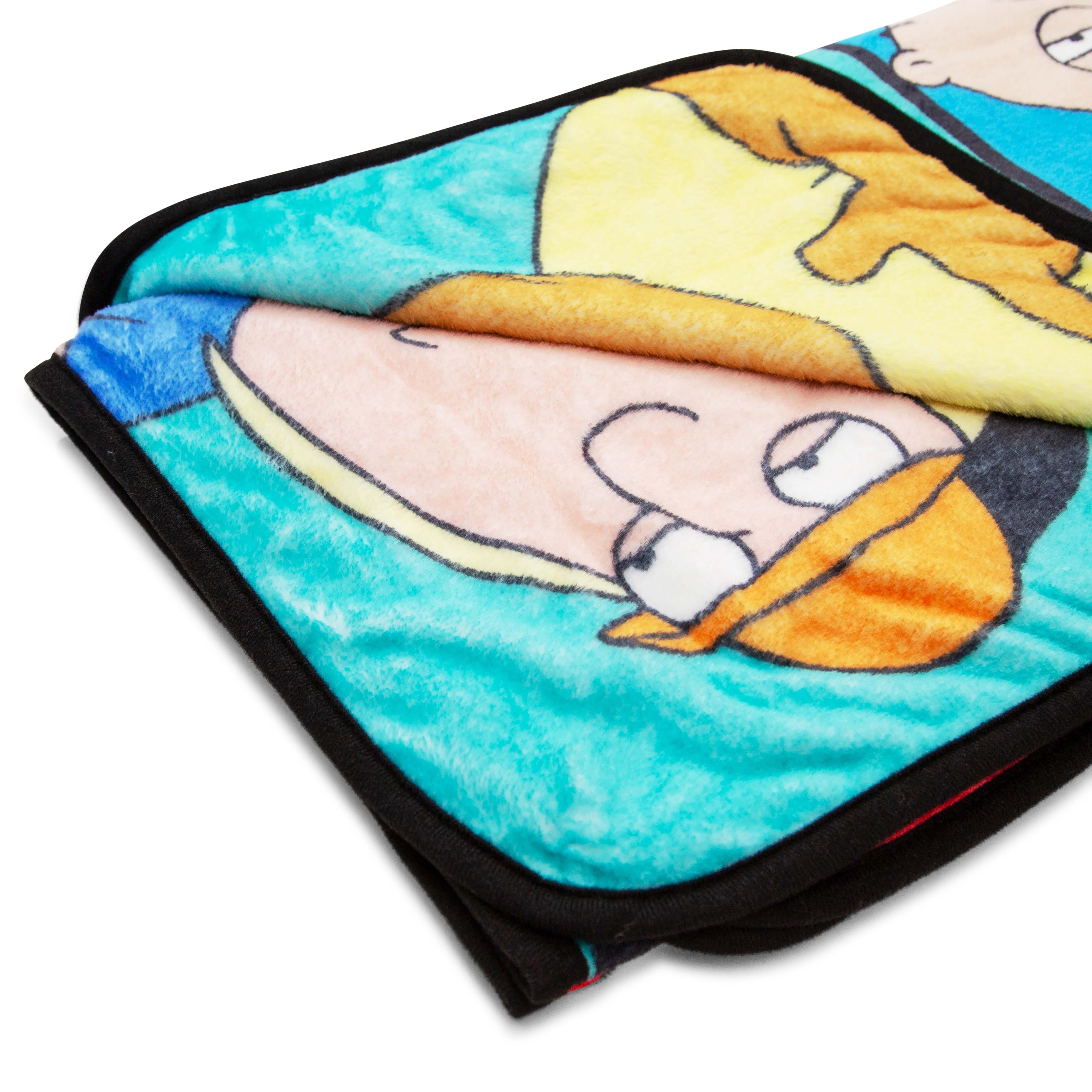 Family Guy Character Grid Raschel Throw Blanket | 45 x 60 Inches - Image 3