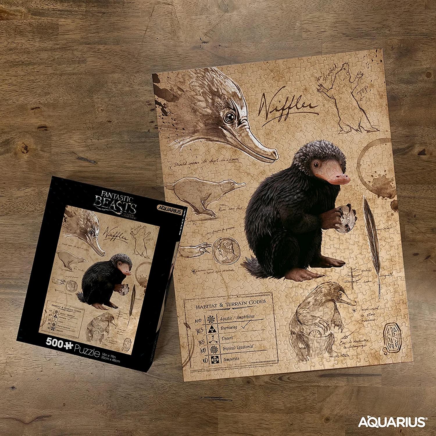 Fantastic Beasts Niffler 500 Pice Jigsaw Puzzle - Image 3
