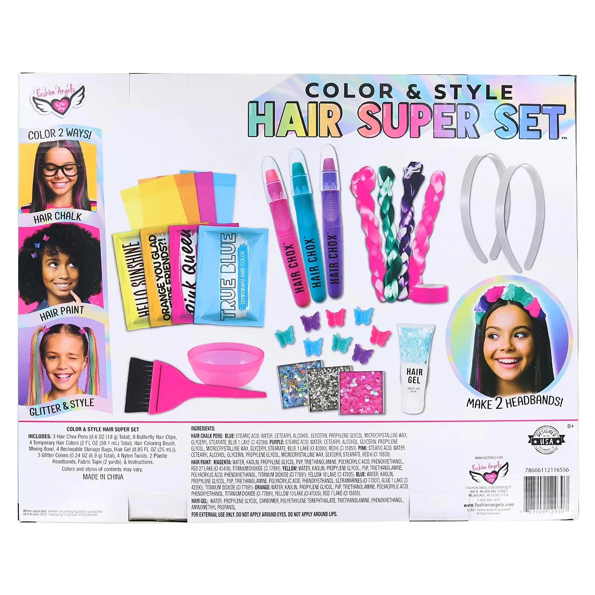 Fashion Angels Color & Style Hair Styling Super Set - Image 5