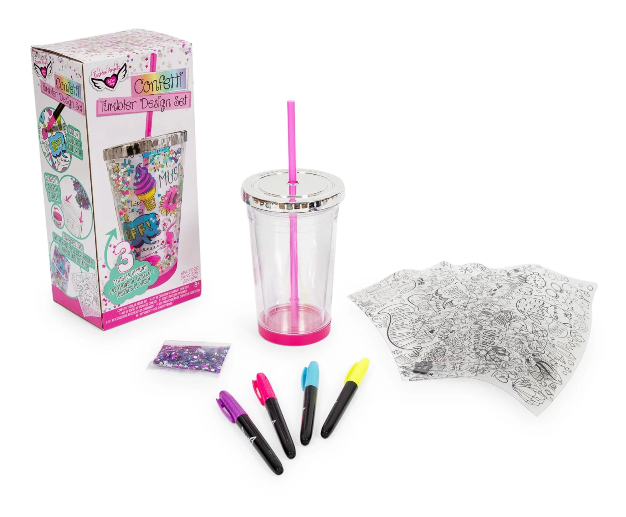Fashion Angels Confetti Tumbler Design Kit - Image 4