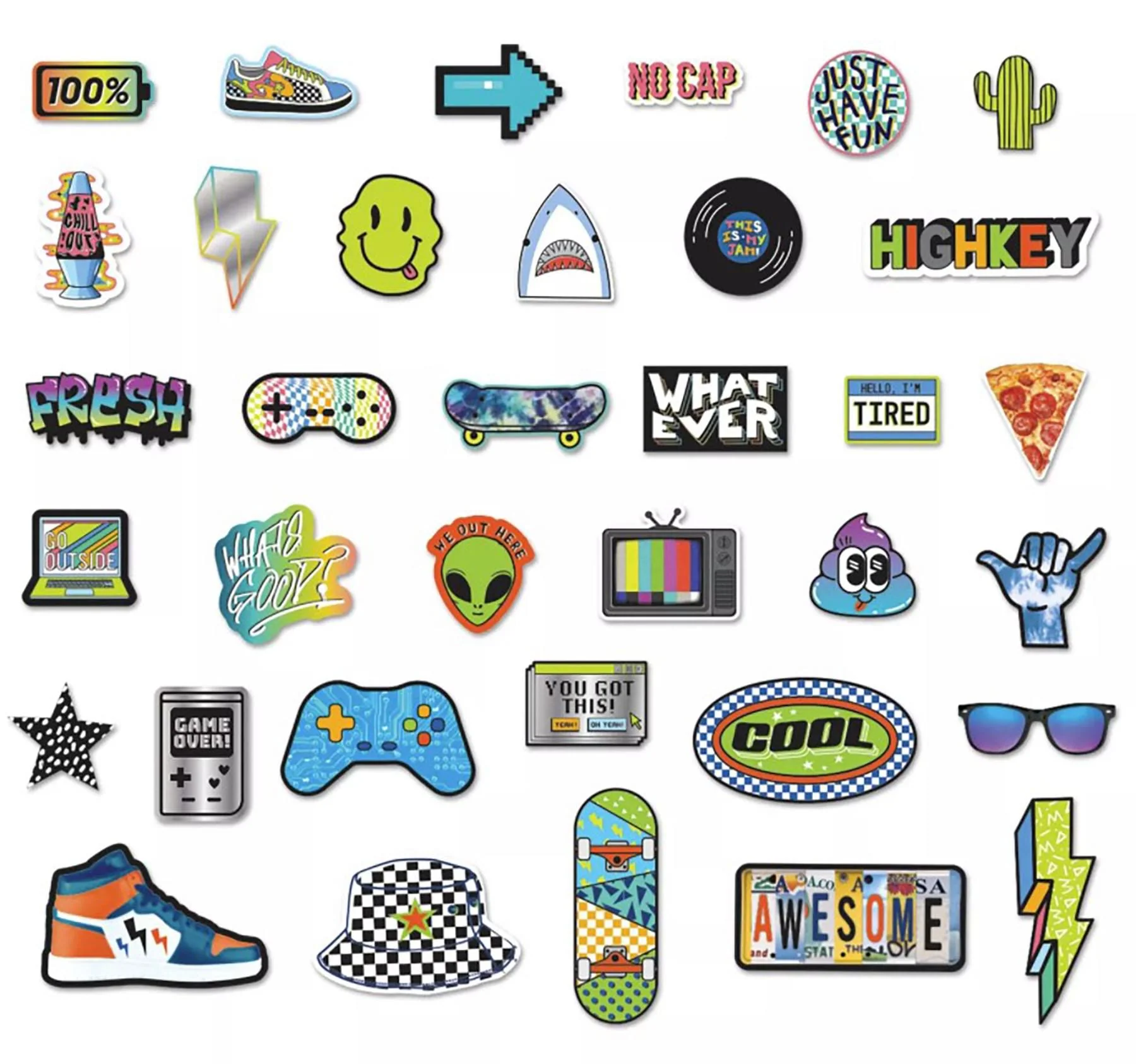 Fashion Angels Reusable Vinyl Sticker Pack | Gamer - Image 3