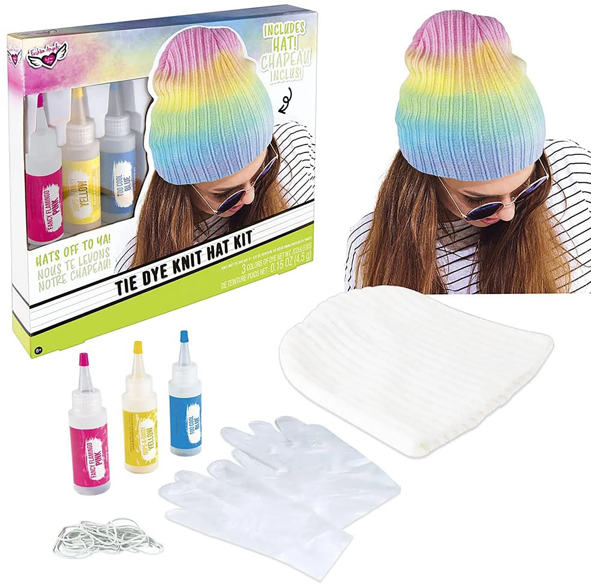 Fashion Angels Tie Dye Knit Hat Kit - Image 3