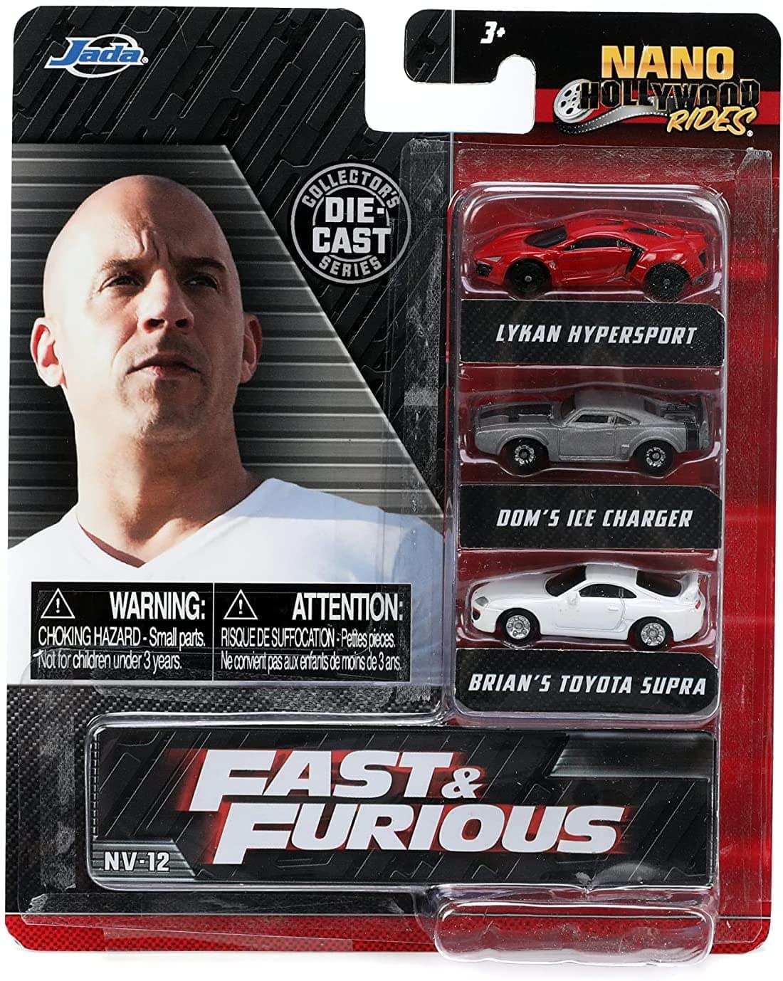 Fast and Furious 1.65 Inch Nano 3-Pack Wave 4 Diecast Cars - Image 2