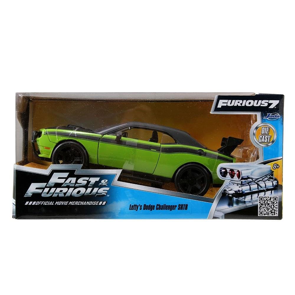Fast & Furious 1:24 Die-Cast Vehicle: Letty's Dodge Challenger SRT8 - Image 2