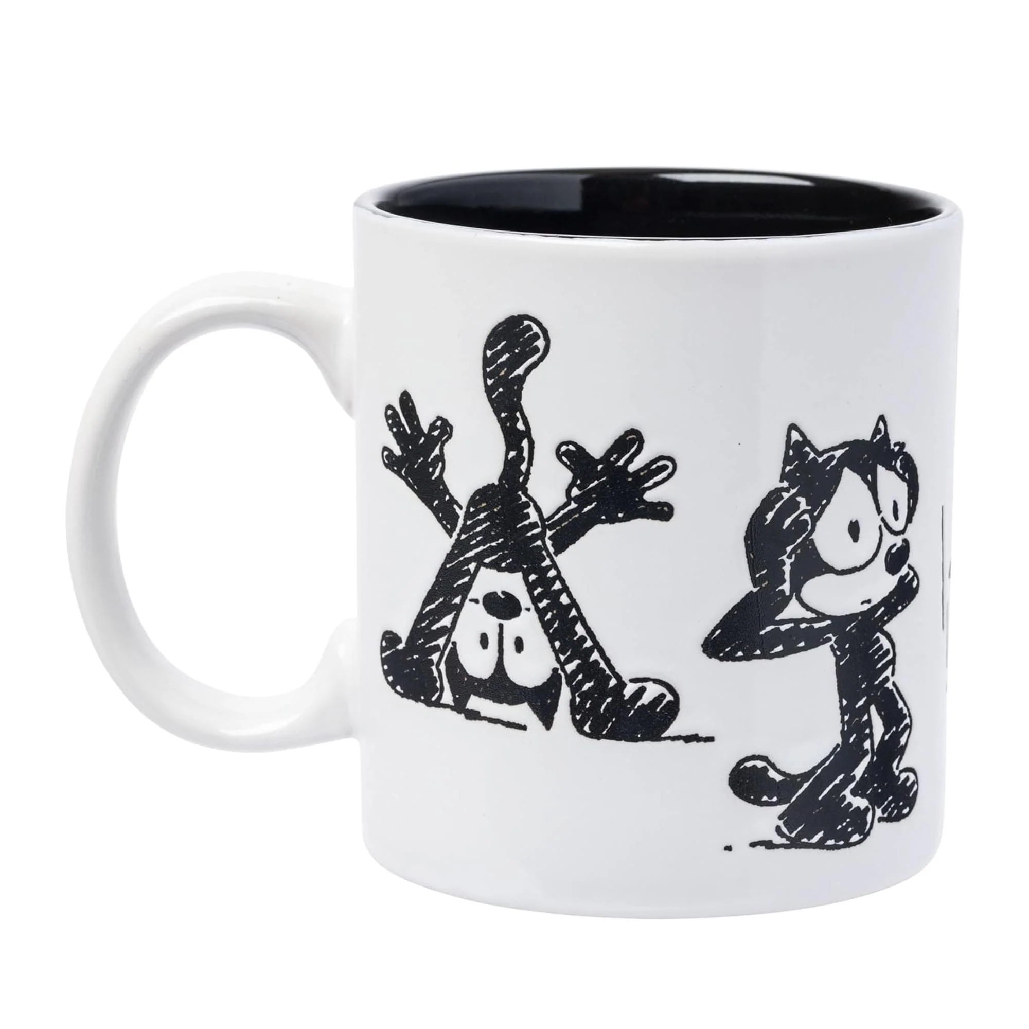 Felix the Cat Hand Drawn 20oz Wax-Resist Ceramic Mug - Image 4