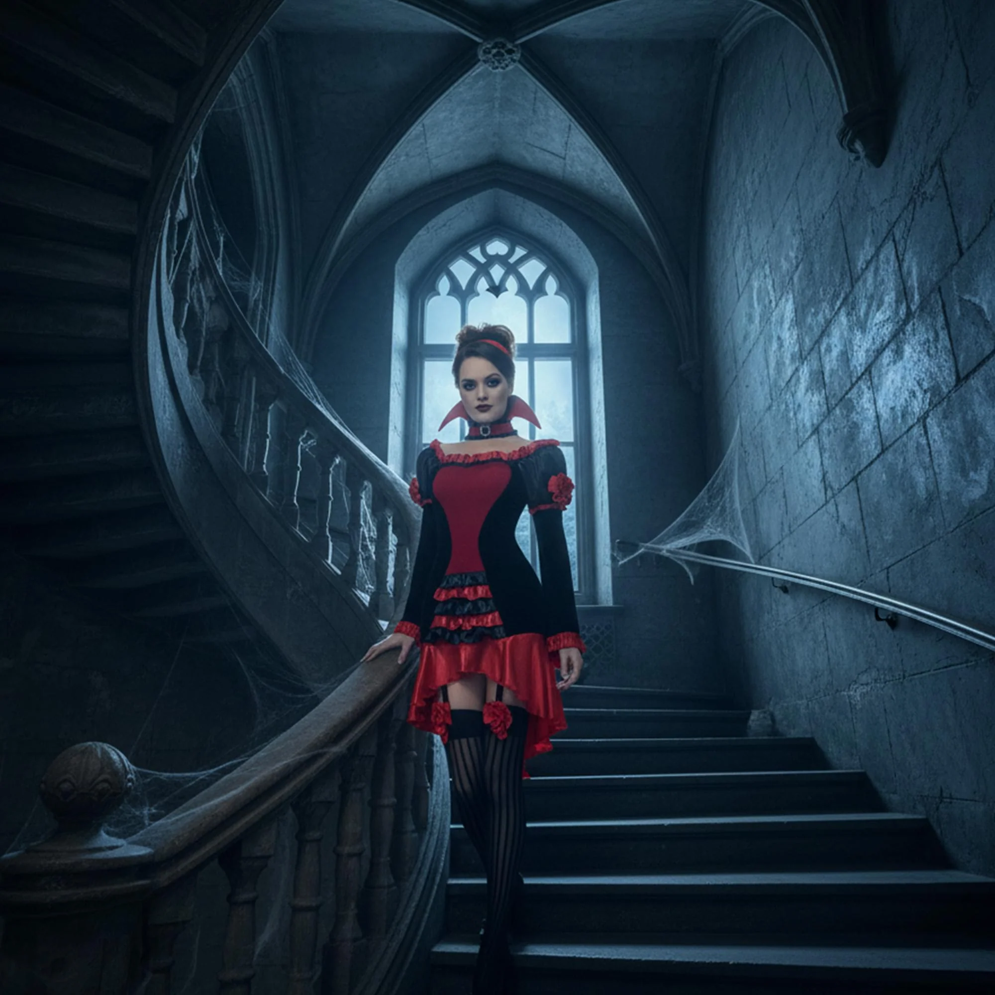 Fever Boudoir Vampiress Adult Costume - Image 12