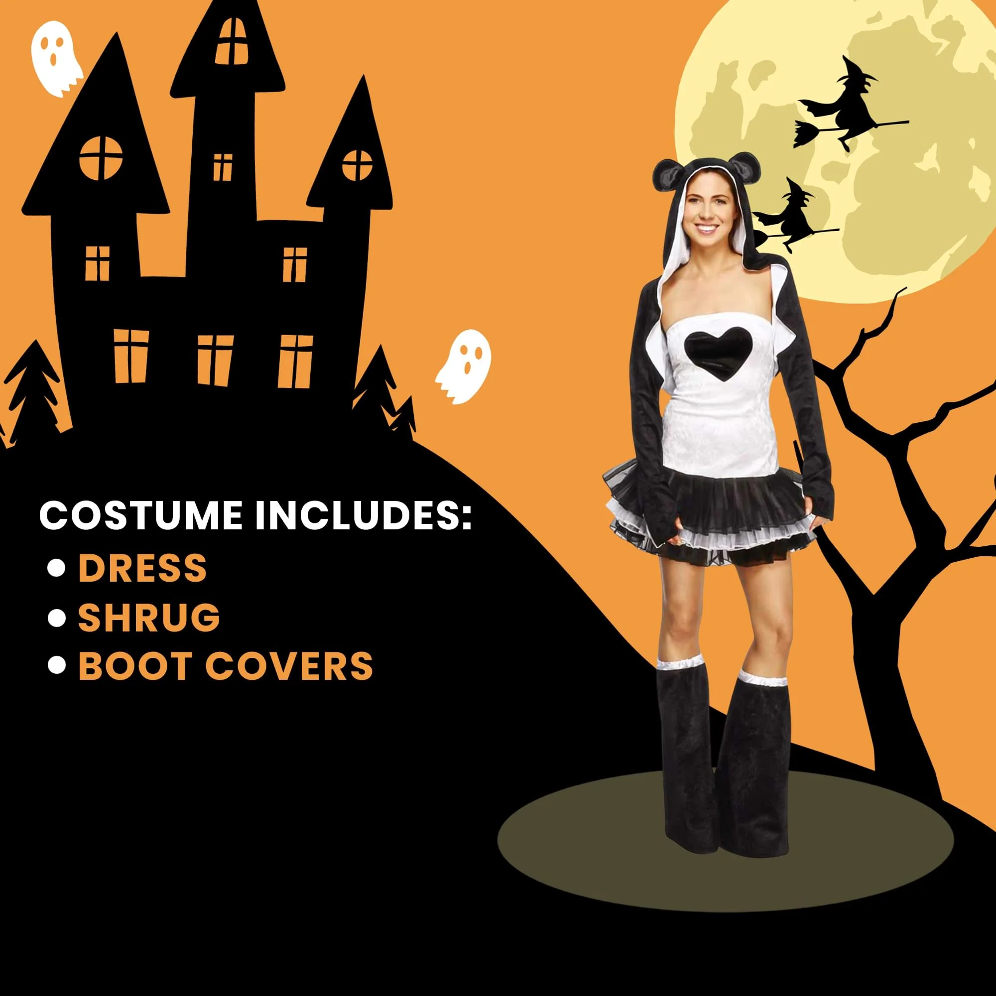 Fever Panda with Tutu Costume Accessory - Image 13