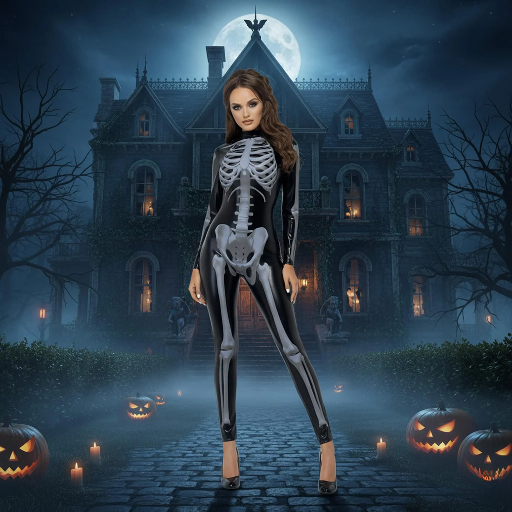Fever Skeleton Child Costume - Image 5