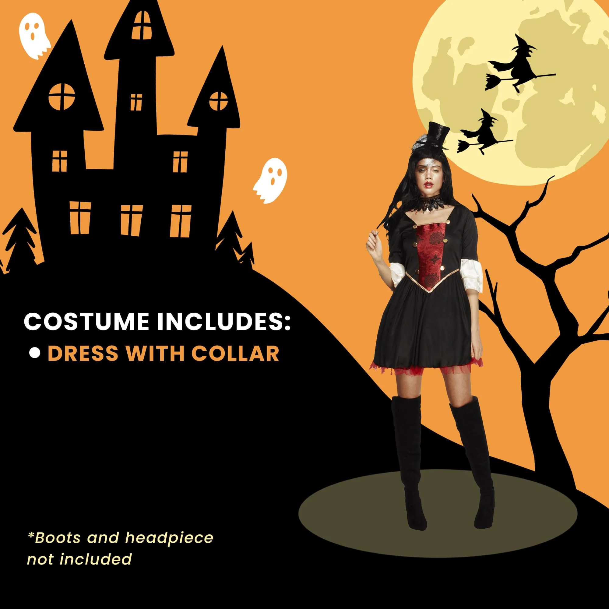 Fever Vampire Adult Costume - Image 19