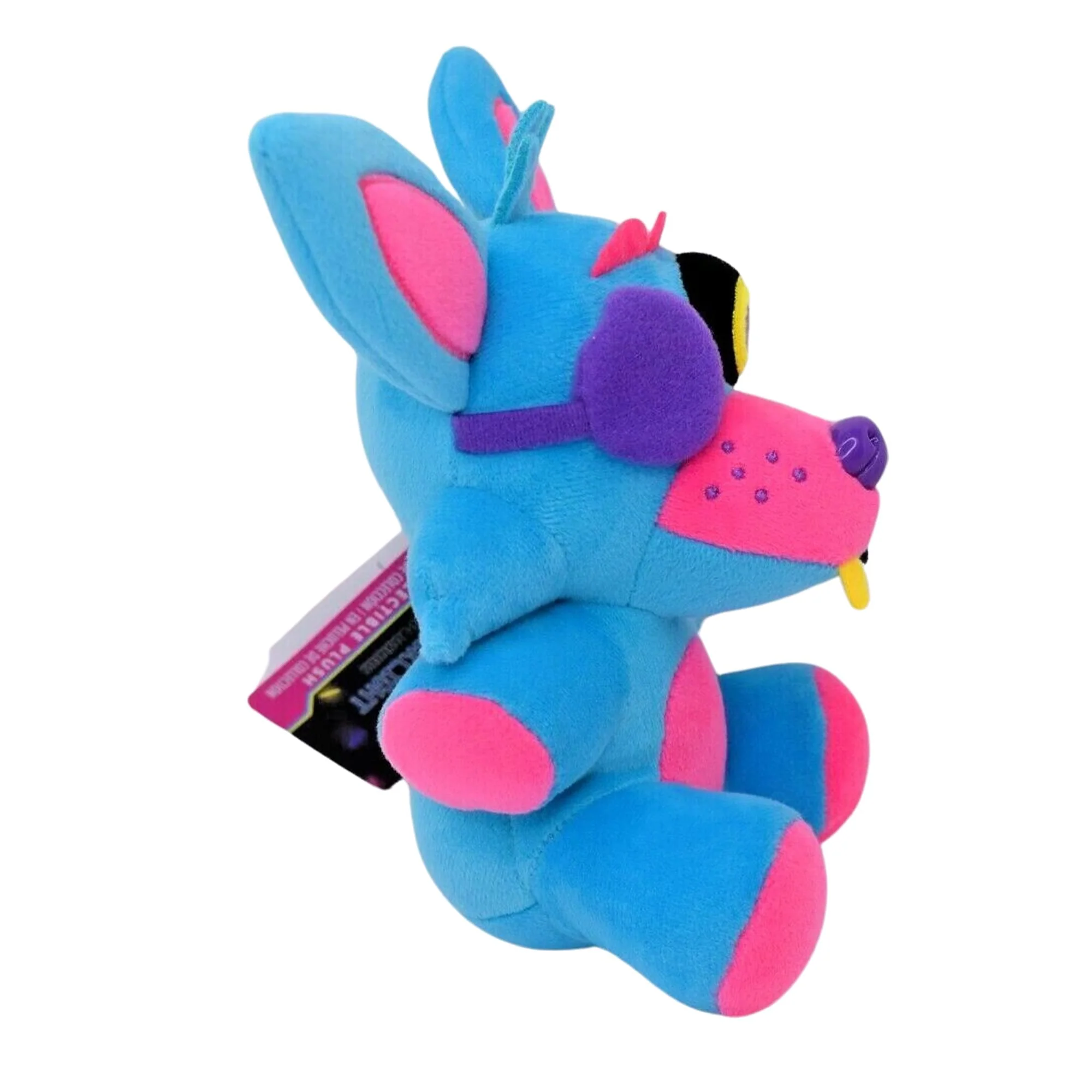 Five Nights at Freddy's 6 Inch Plush | Foxy Blacklight (Blue) - Image 4
