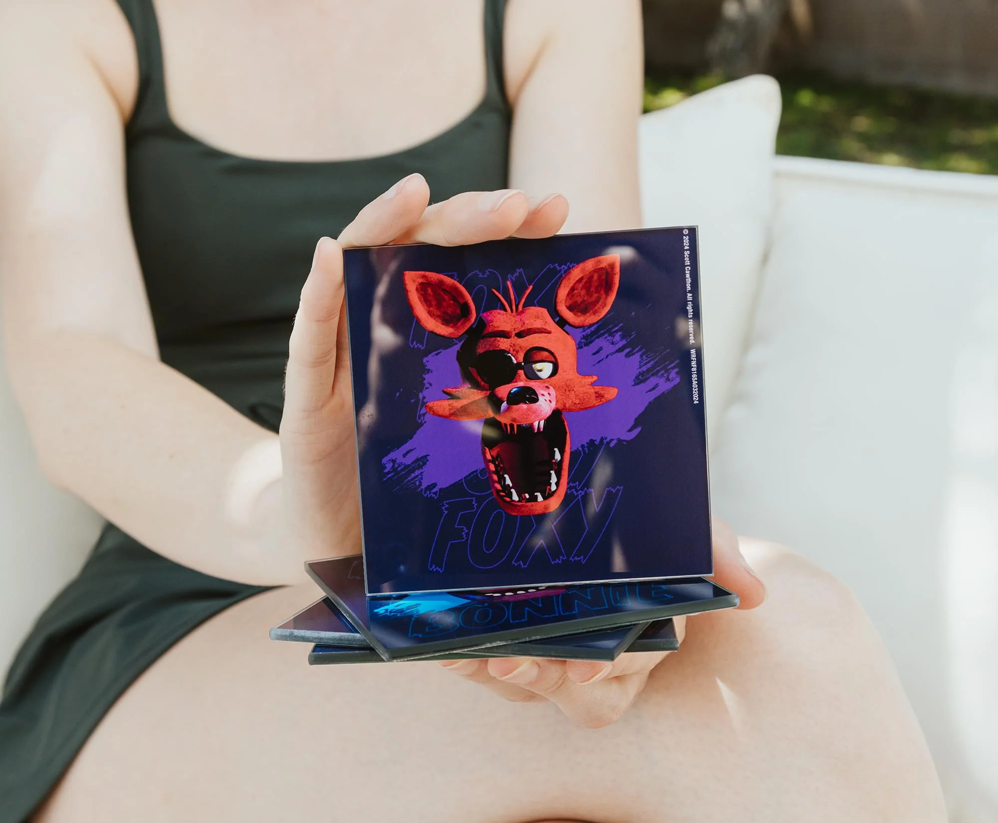 Five Nights At Freddy's Characters Glass Coasters | Set of 4 - Image 9
