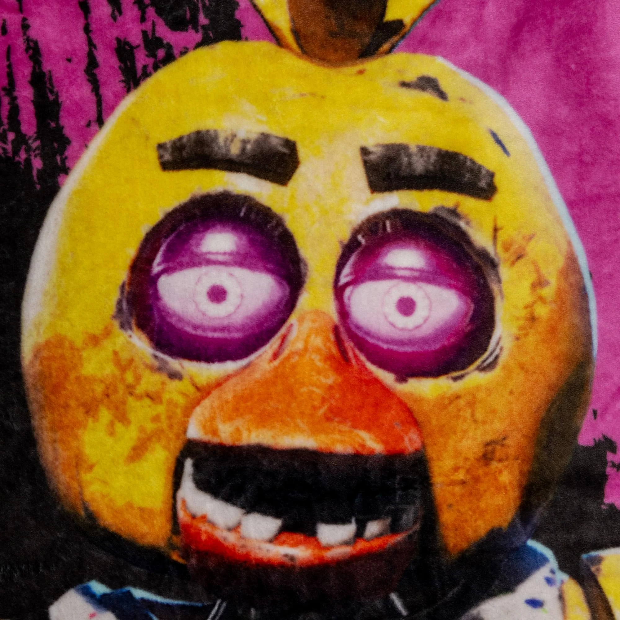 Five Nights At Freddy's Characters Raschel Throw Blanket | 45 x 60 Inches - Image 2