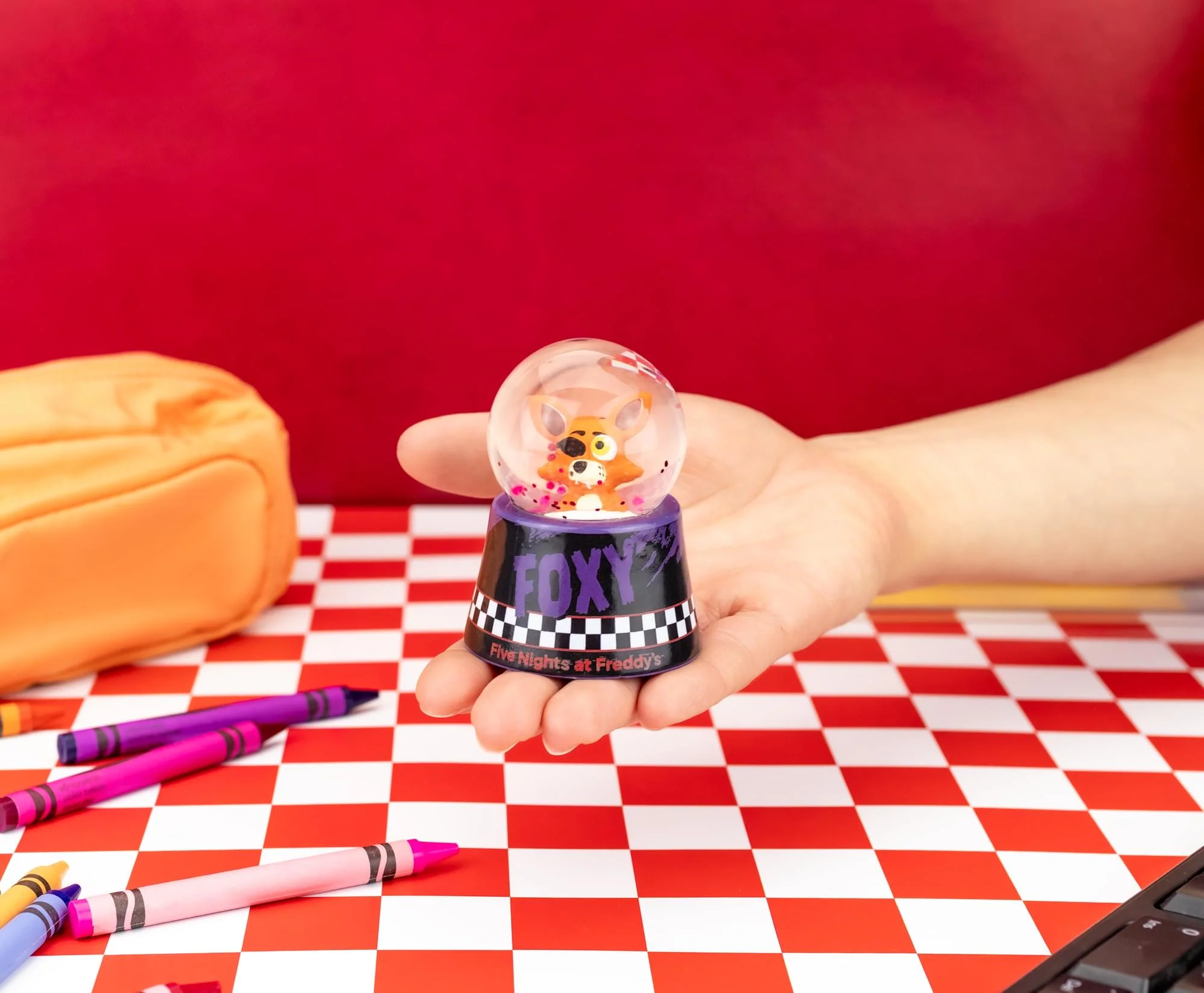 Five Nights At Freddy's Foxy The Pirate Mini Light-Up Snow Globe | 3 Inches Tall - Image 9