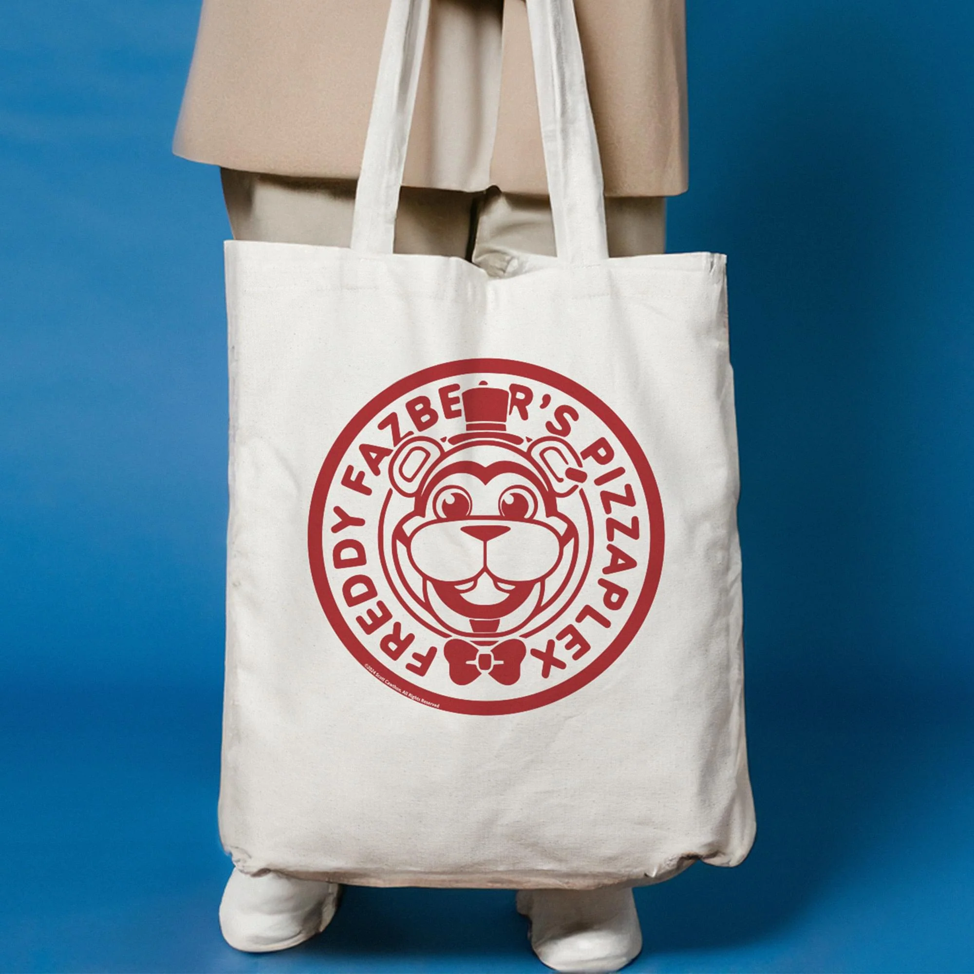 Five Nights at Freddy's Freddy Fazbear's Pizza Logo Tote Bag - Image 4
