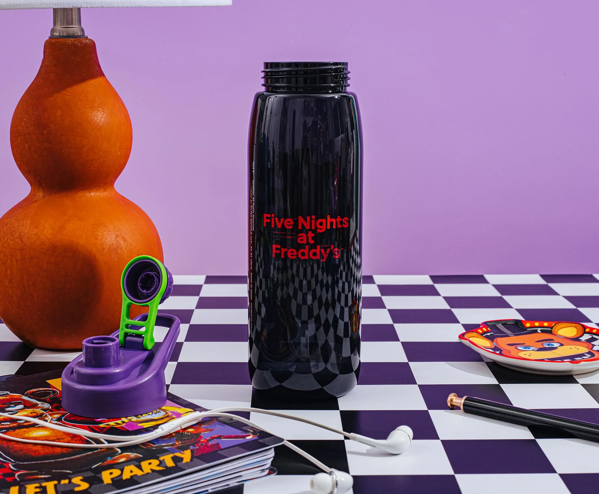 Five Nights At Freddy's "Let's Party" Water Bottle | Holds 28 Ounces - Image 8