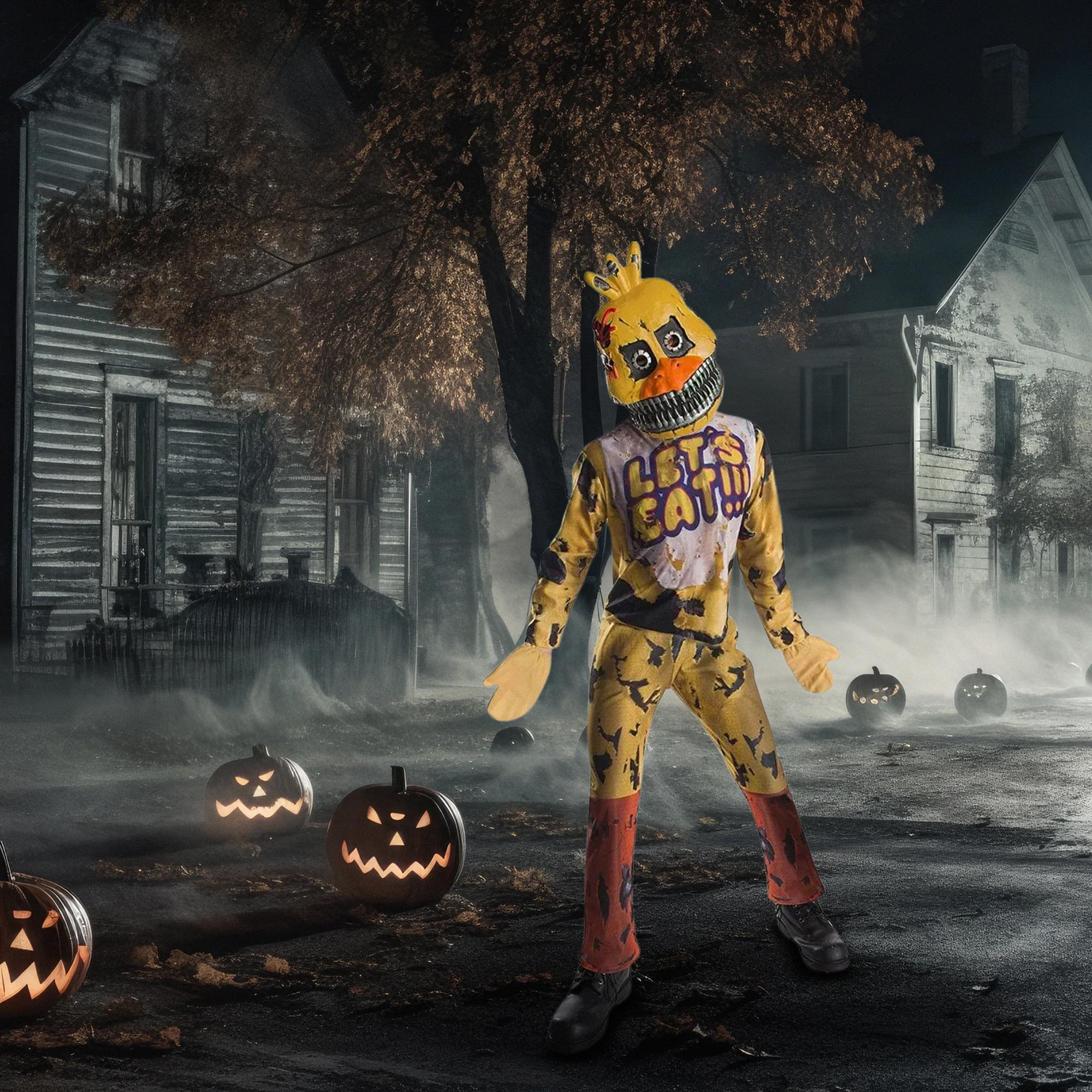 Five Nights At Freddy's Nightmare Chica Costume Child - Image 2