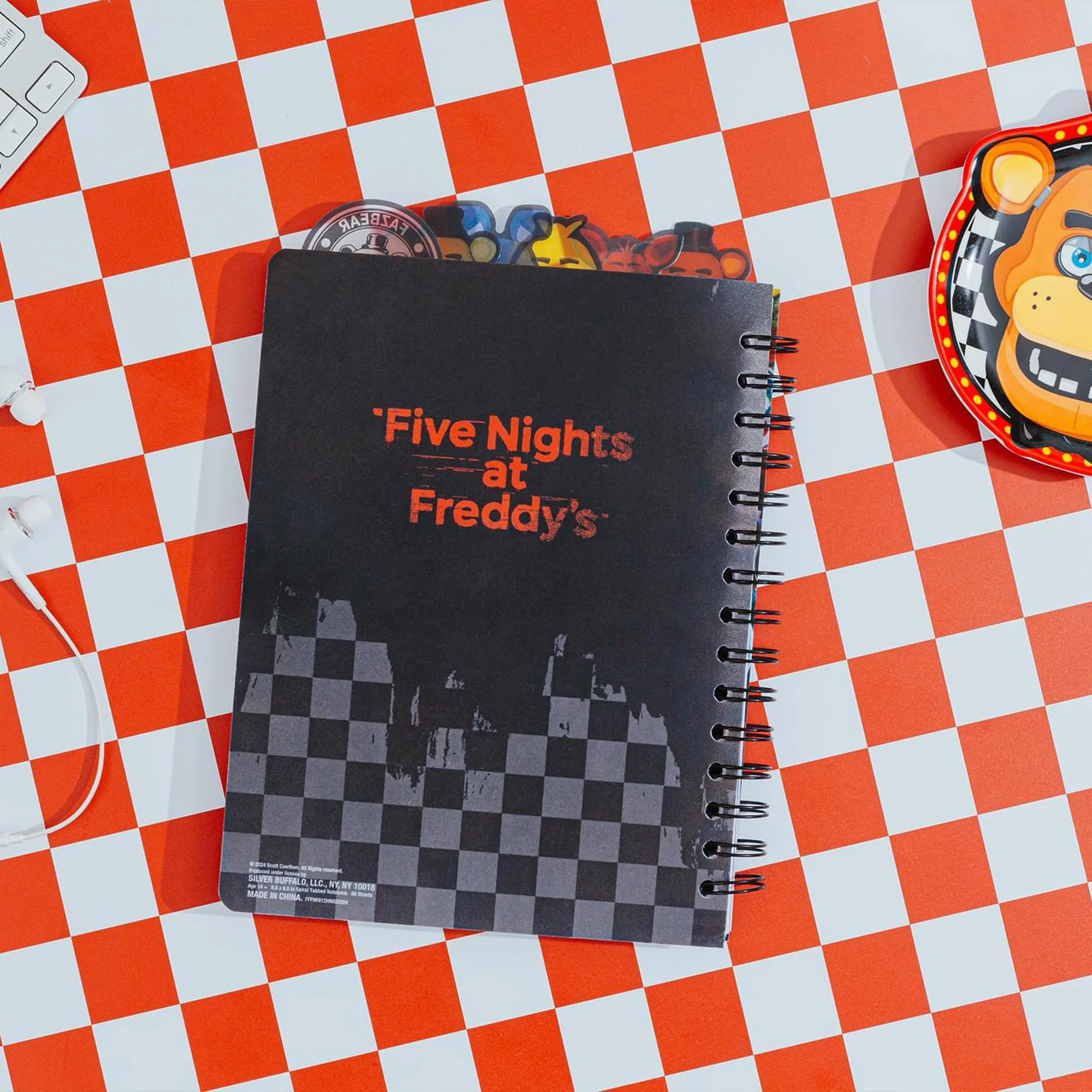 Five Nights At Freddy's: Special Delivery "Let's Party" 6-Tab Spiral Notebook - Image 5