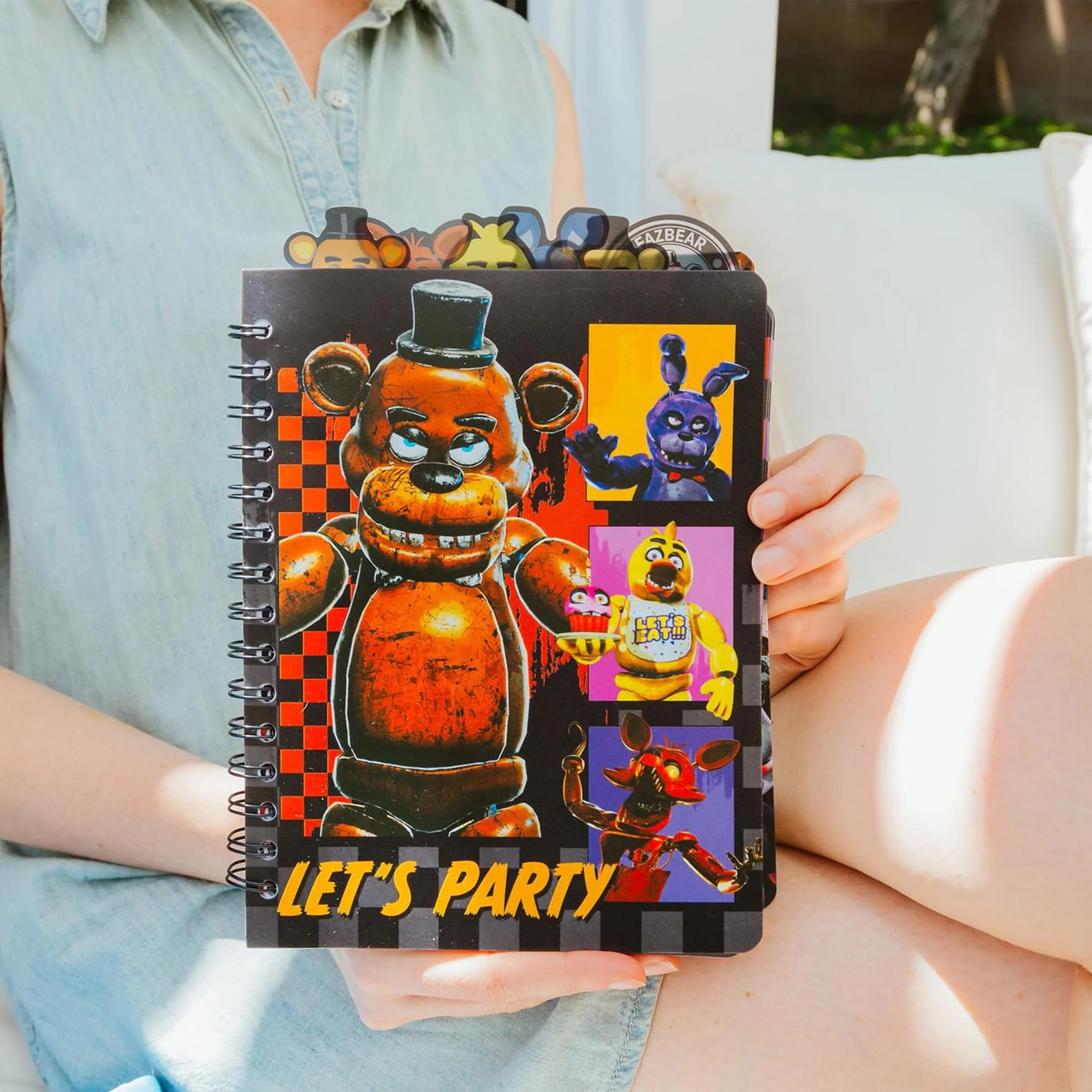 Five Nights At Freddy's: Special Delivery "Let's Party" 6-Tab Spiral Notebook - Image 8