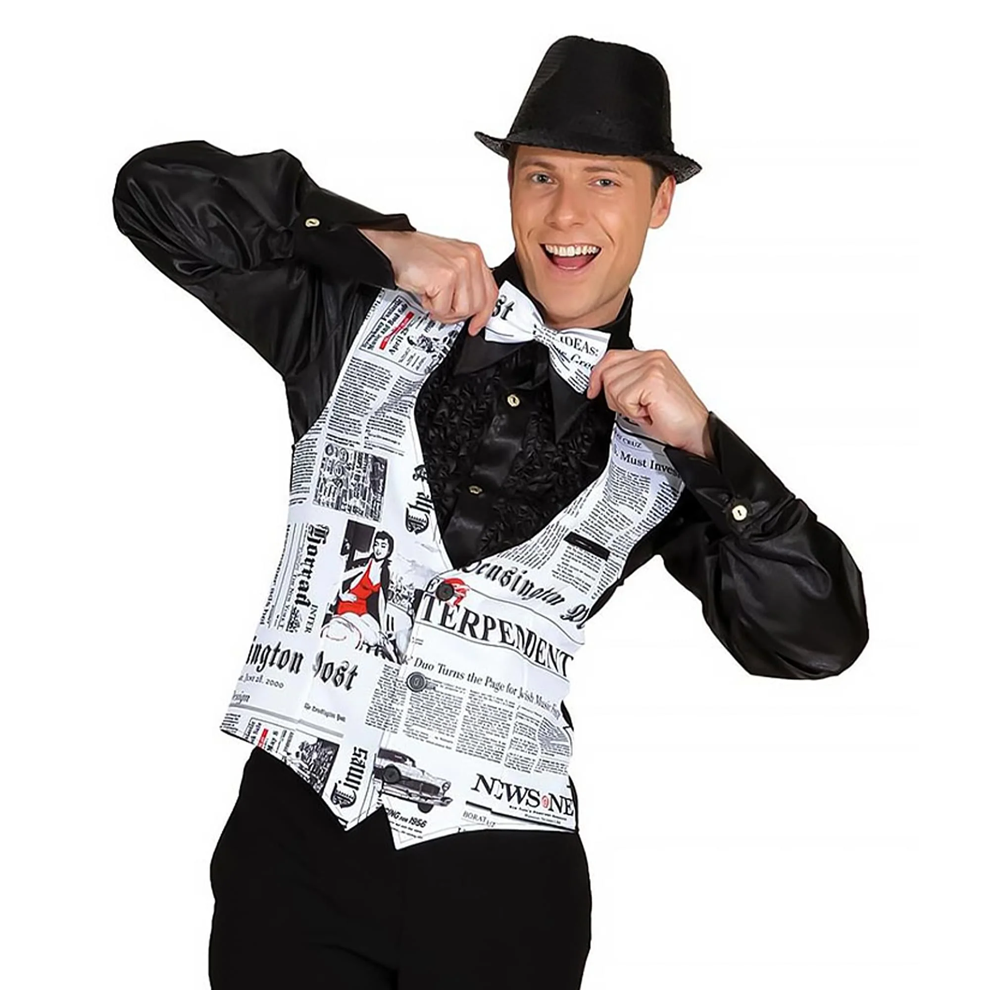 Fleet Street Hack Adult Costume Waistcoat - Image 8