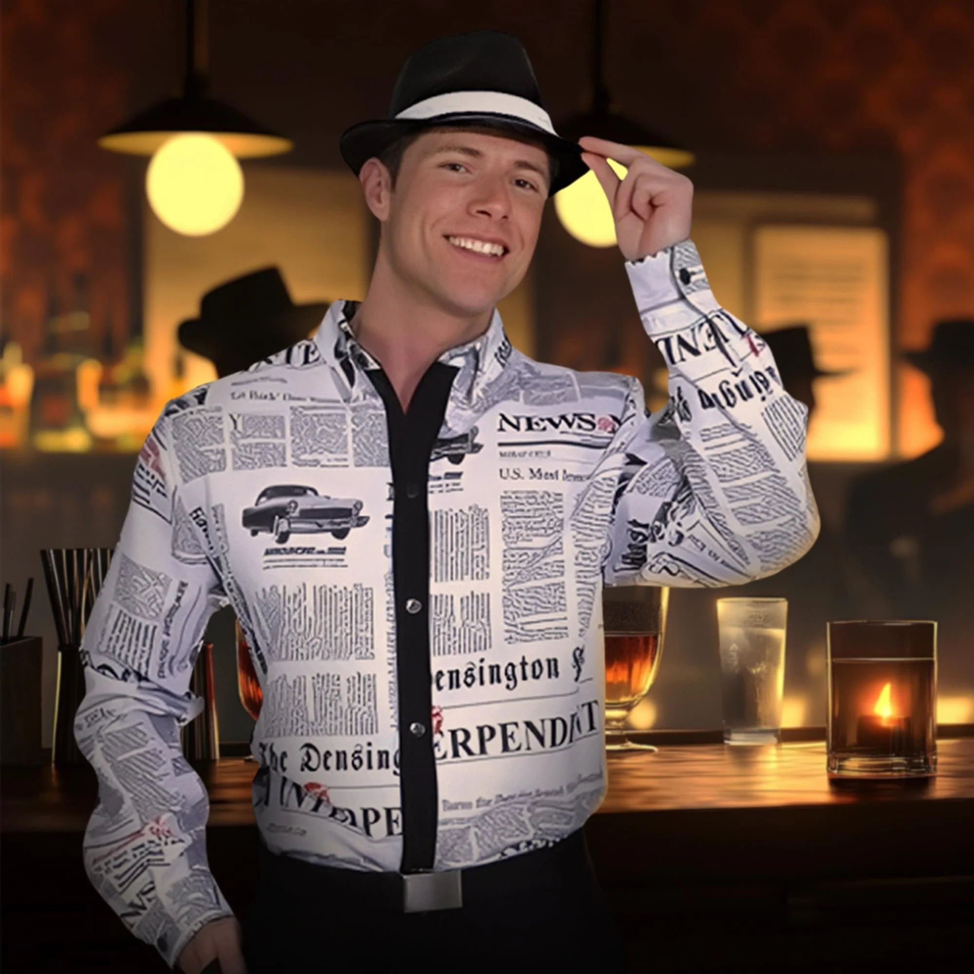 Fleet Street Hack Shirt Adult Costume - Image 3