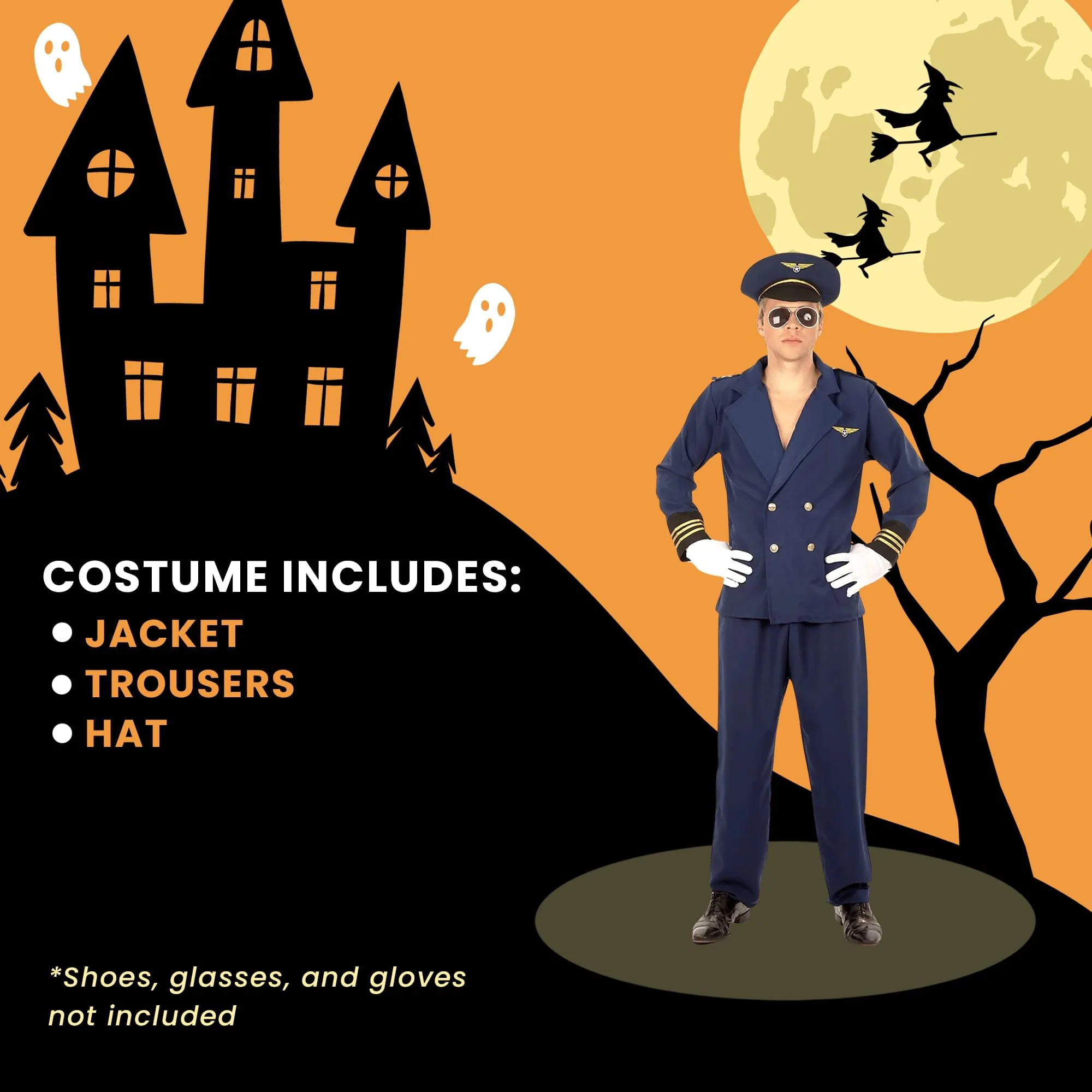 Flight Captain Std Adult Costume - Image 11
