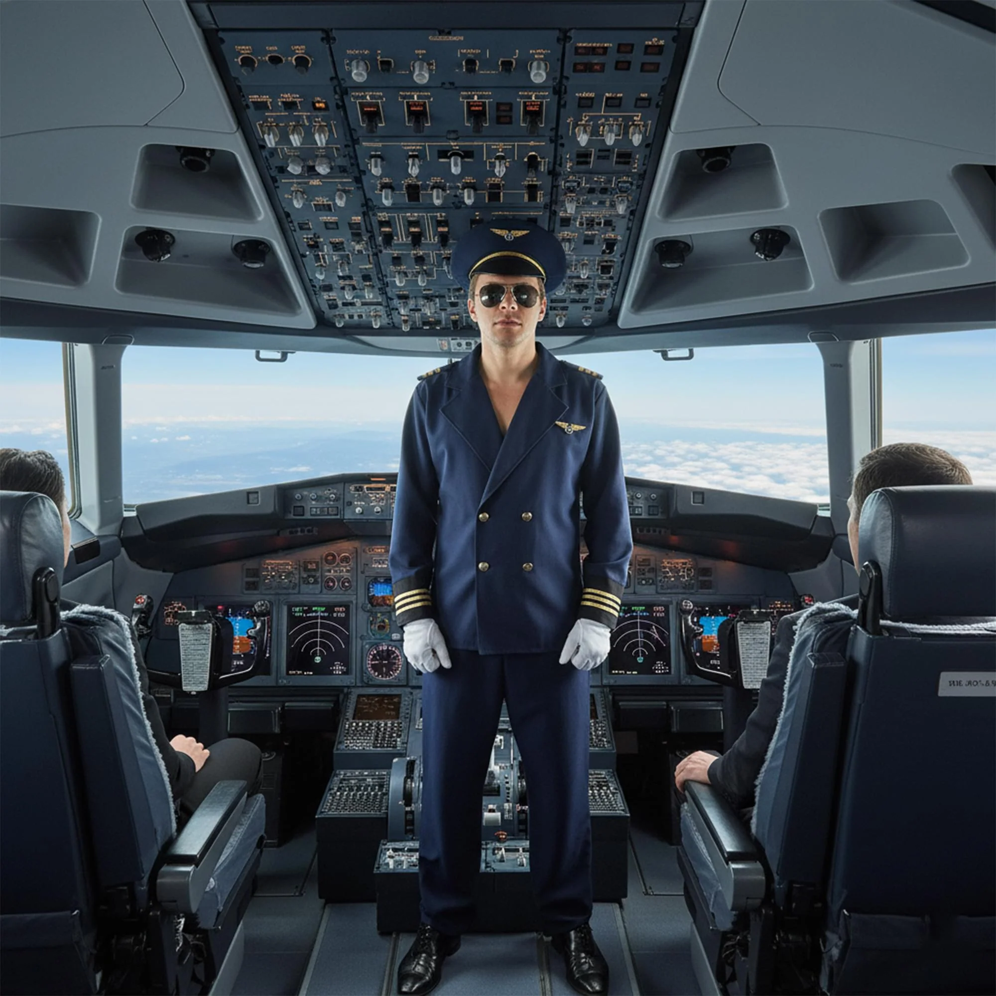 Flight Captain Std Adult Costume - Image 3