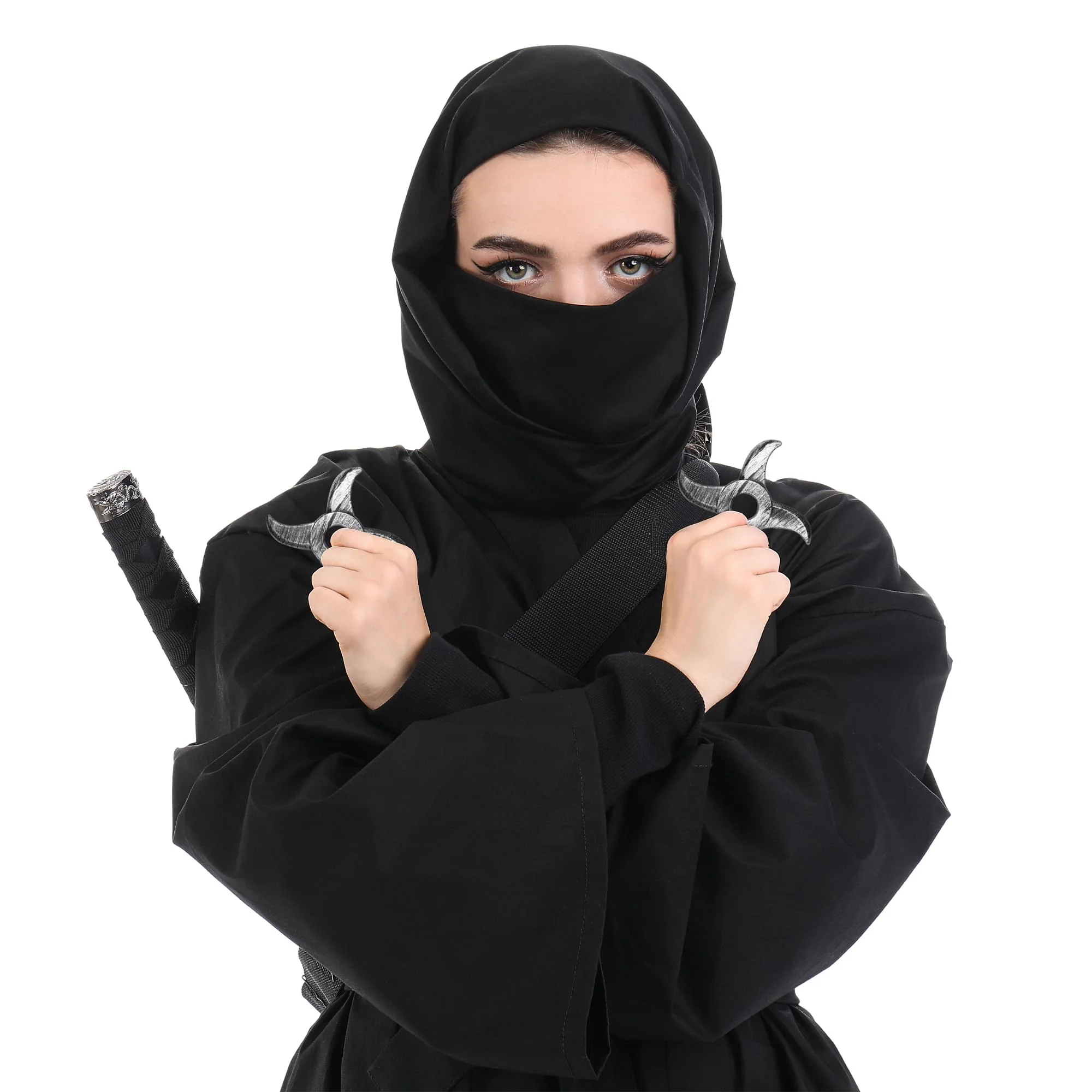 Foam Ninja Stars Pack Of 3 Adult Costume Accessory - Image 2