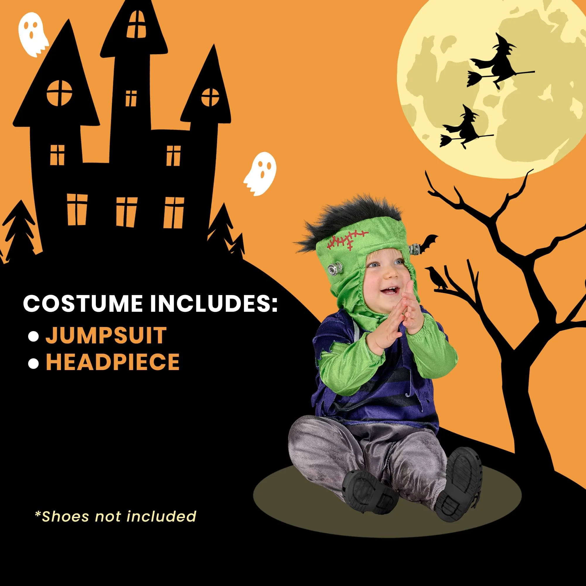 Frankenstein's Monster Baby Costume - Image 24