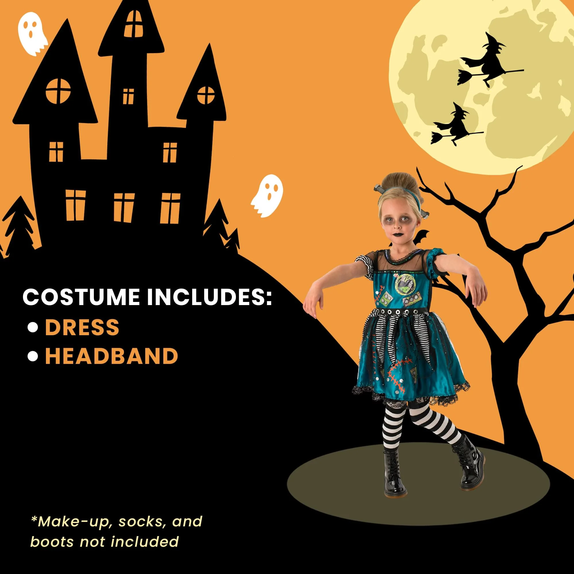 Frankie Girl Child Costume - Image 6