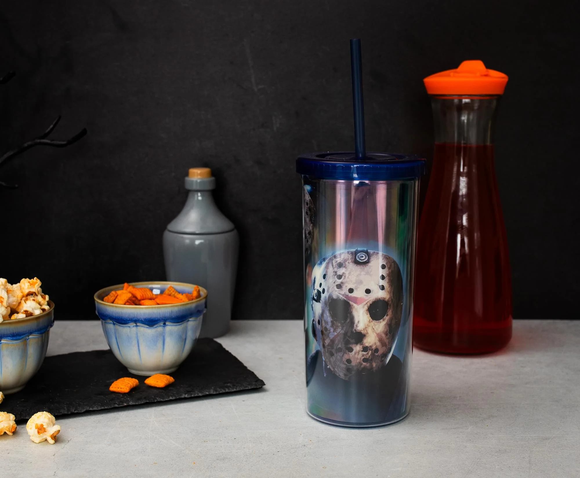 Friday The 13th Jason Carnival Cup With Lid and Straw | Holds 20 Ounces - Image 5