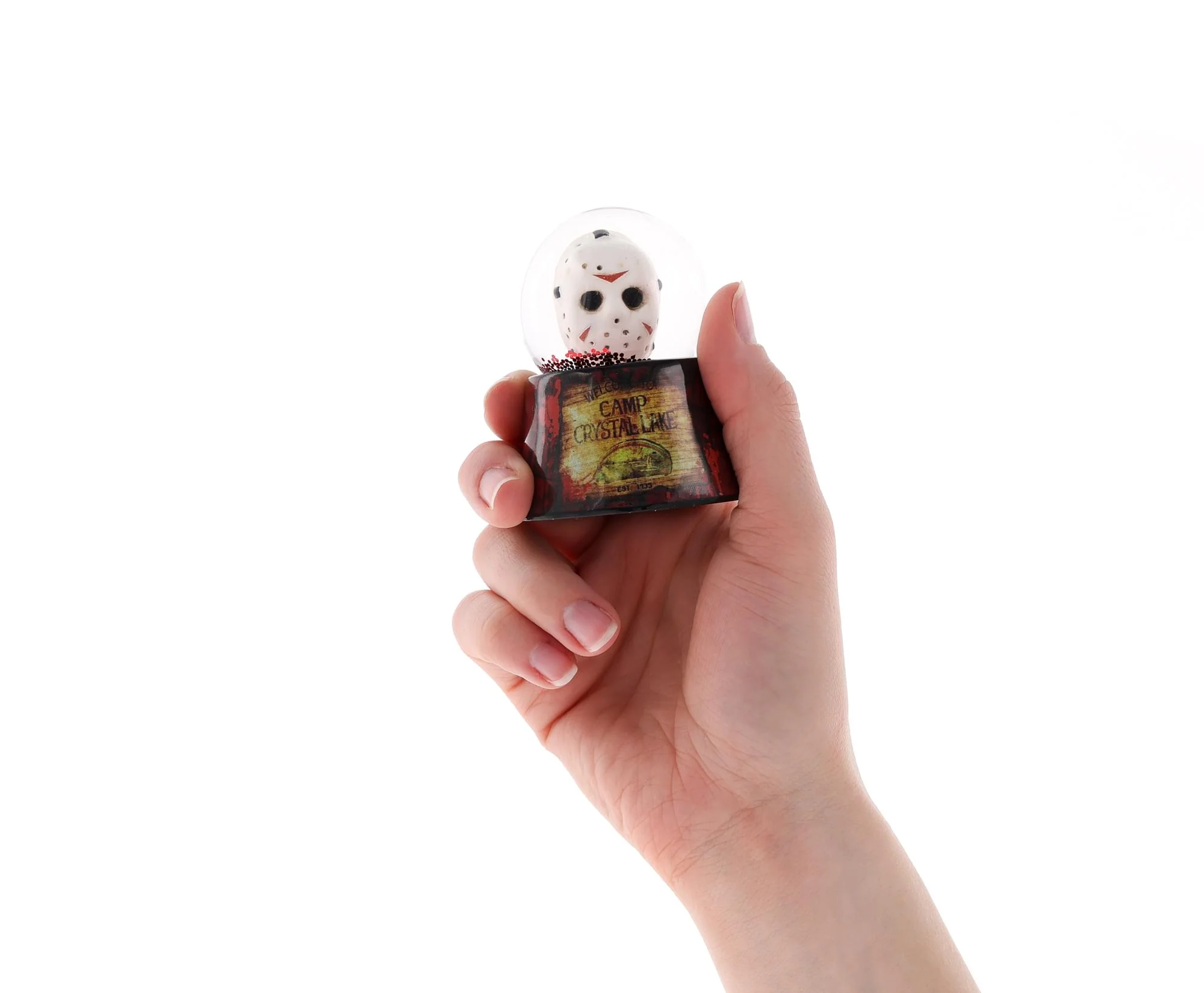 Friday The 13th "Jason Lives" 3-Inch Mini Light-Up Snow Globe - Image 4