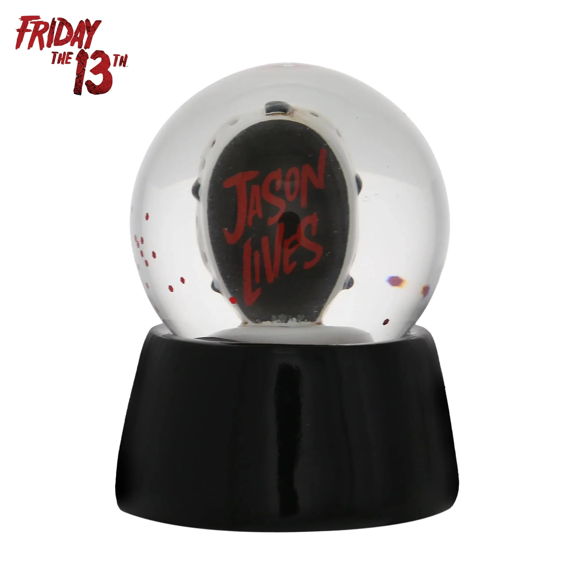 Friday the 13th Jason's Mask Mini Snow Globe | 3 Inches Tall - Image 2