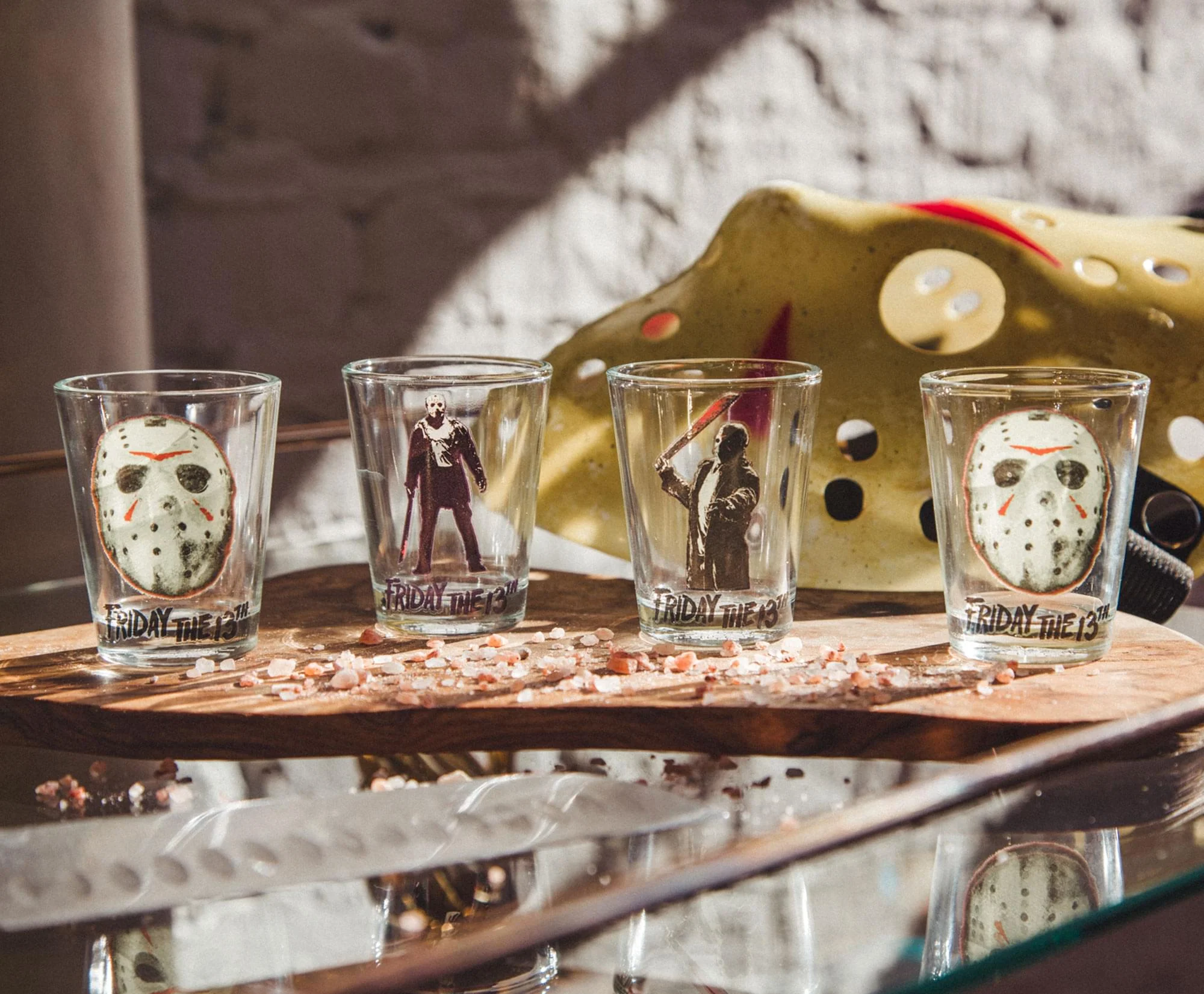 Friday The 13th Jason Voorhees 2-Ounce Mini Shot Glasses | Set of 4 - Image 2