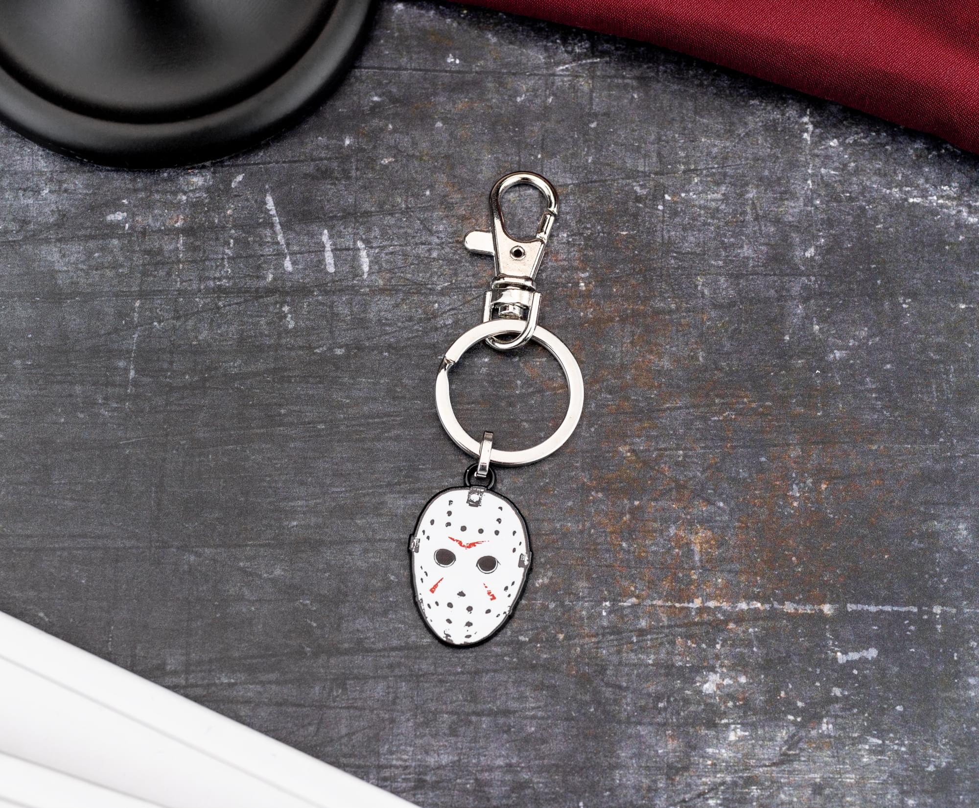 Friday The 13th Jason Voorhees Hockey Mask Enamel Keychain - Image 4
