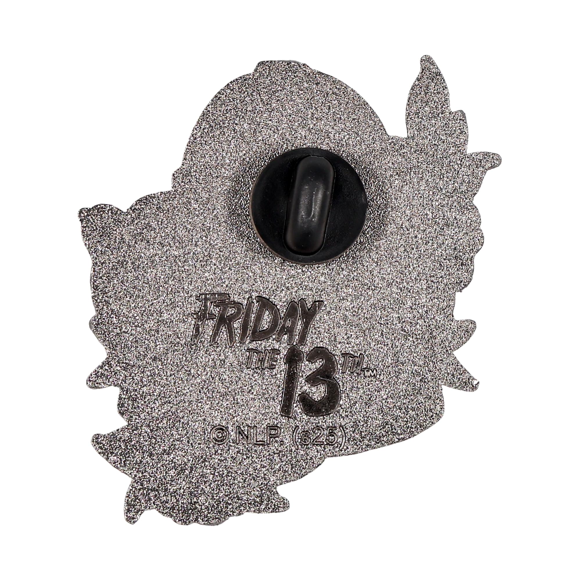 Friday The 13th Jason Voorhees Mask Traditional Tattoo Enamel Pin - Image 3