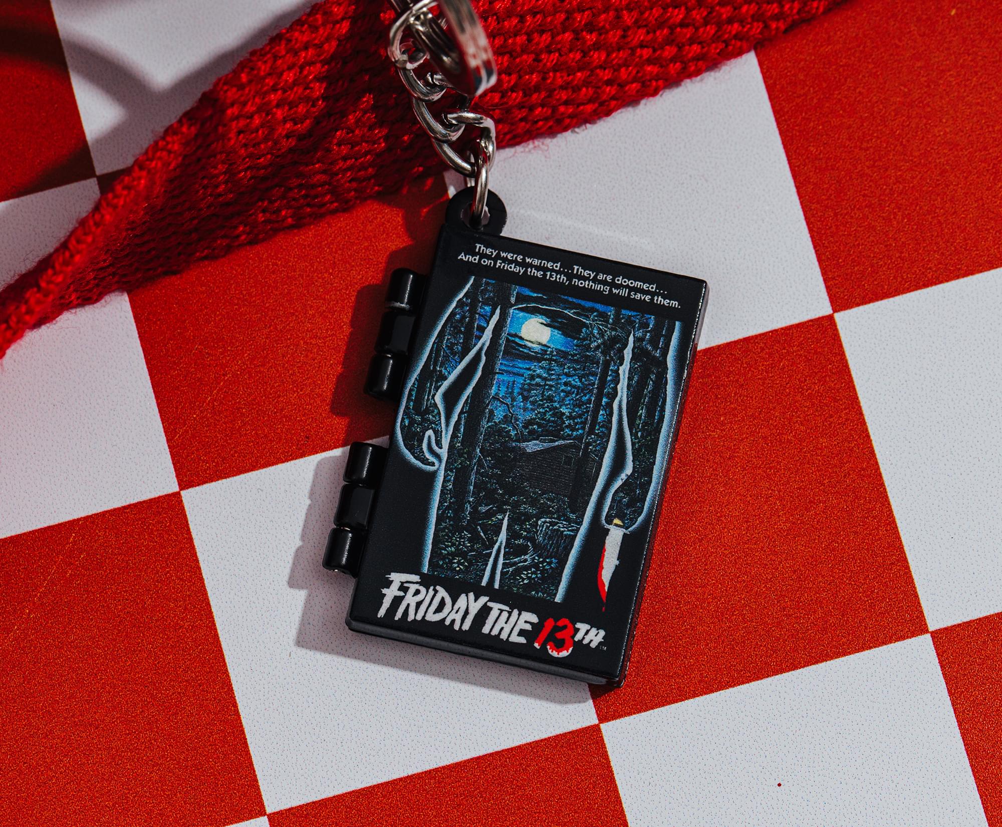Friday The 13th Movie Poster VHS Tape Keychain - Image 7