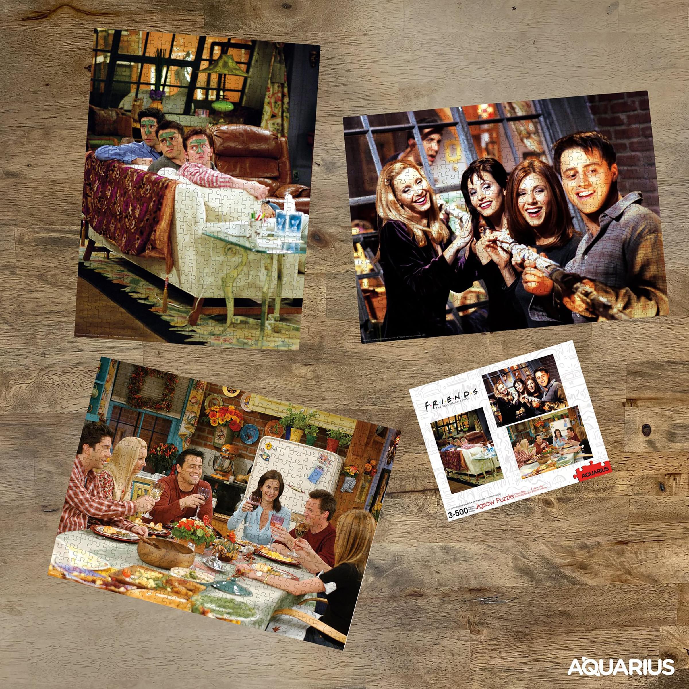 Friends 500 Piece Jigsaw Puzzle 3-Pack - Image 3